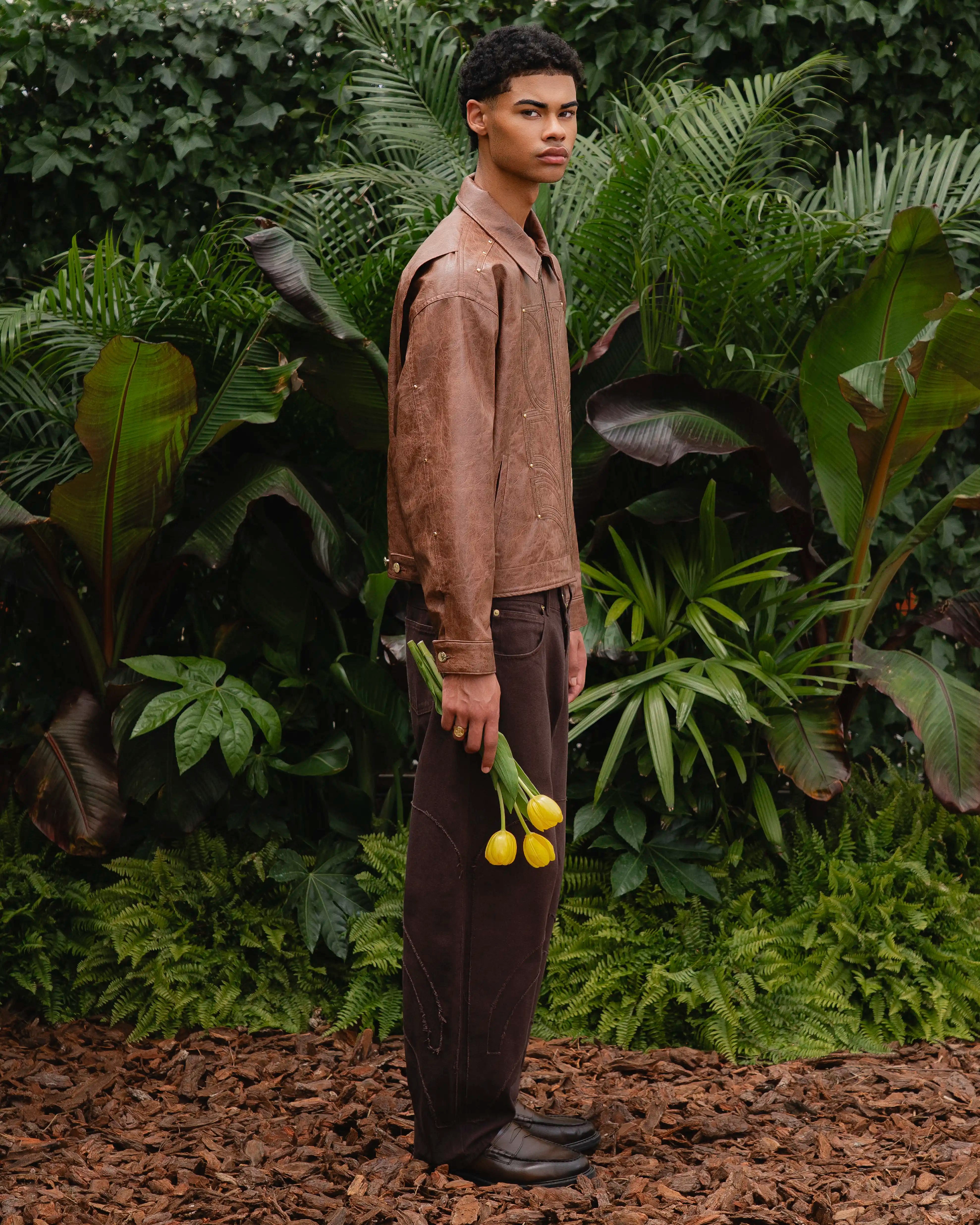 Bonga Leaf Twill Pants