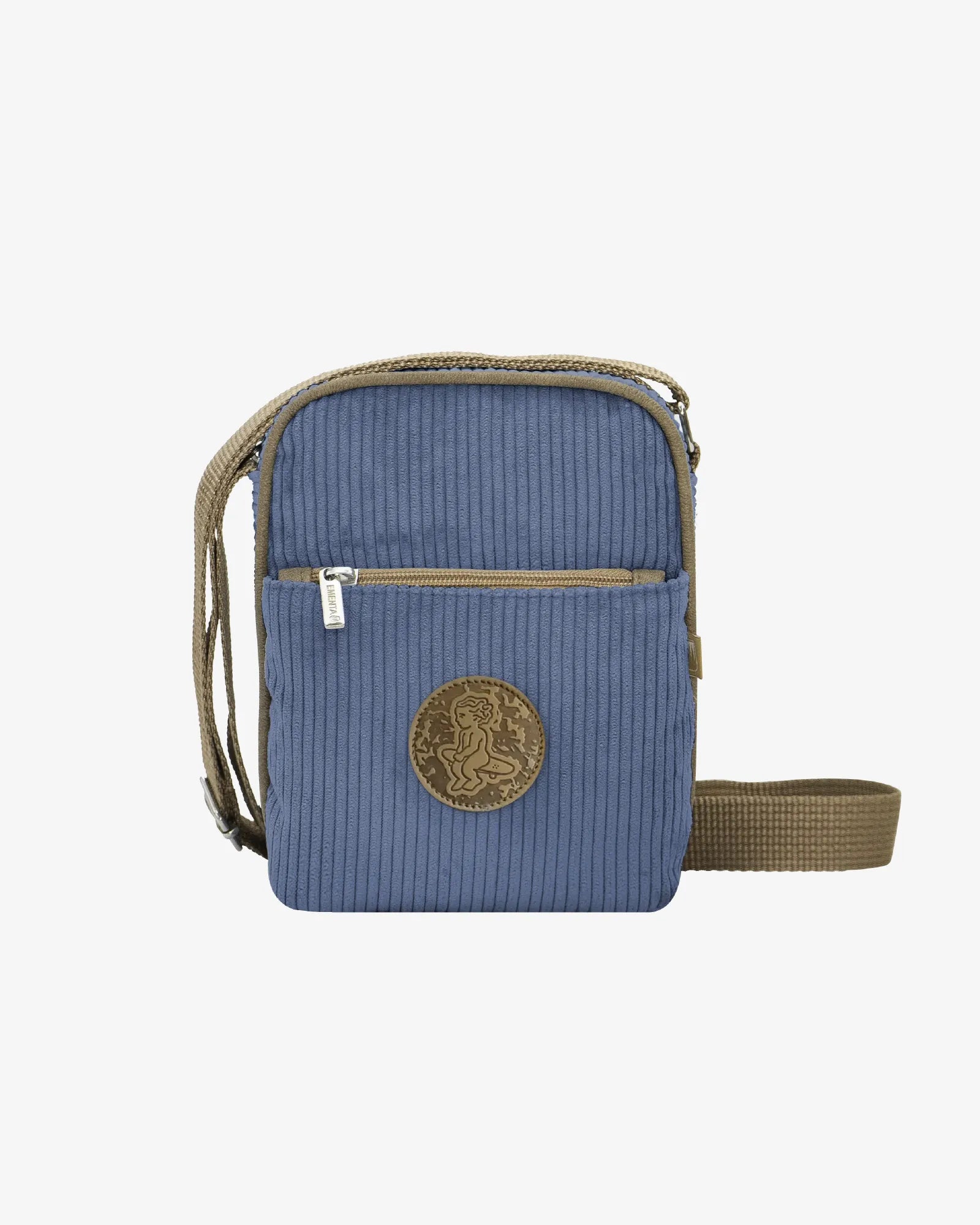 Square Patch Corduroy Shoulder Bag