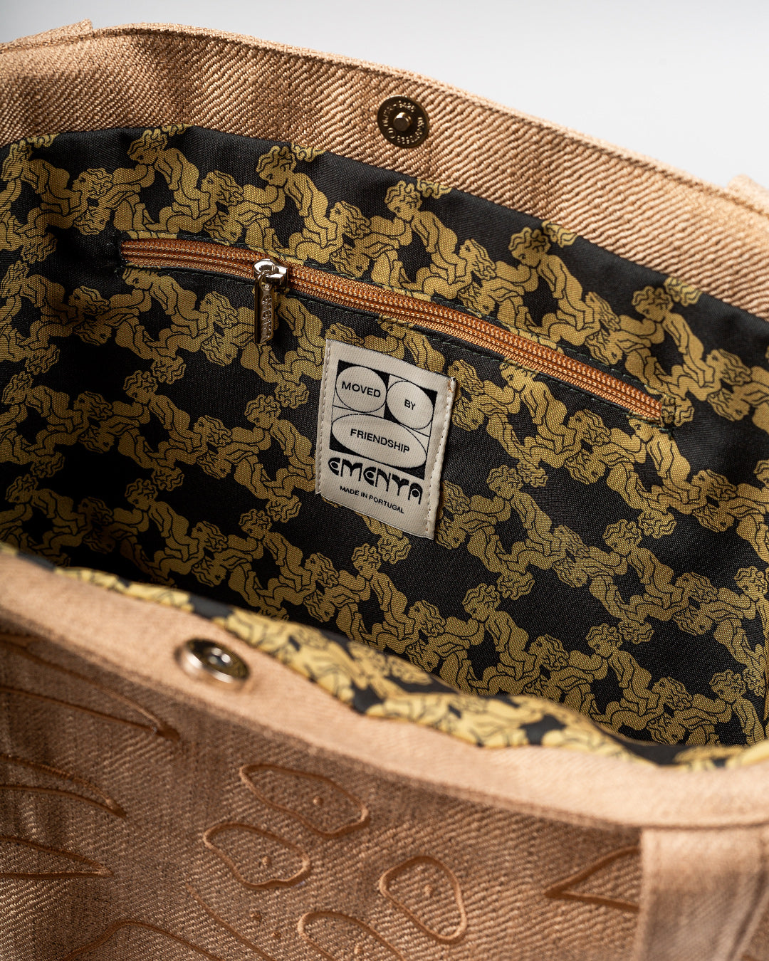 Satira Linen Large Tote Bag