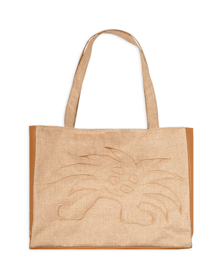 Satira Linen Large Tote Bag