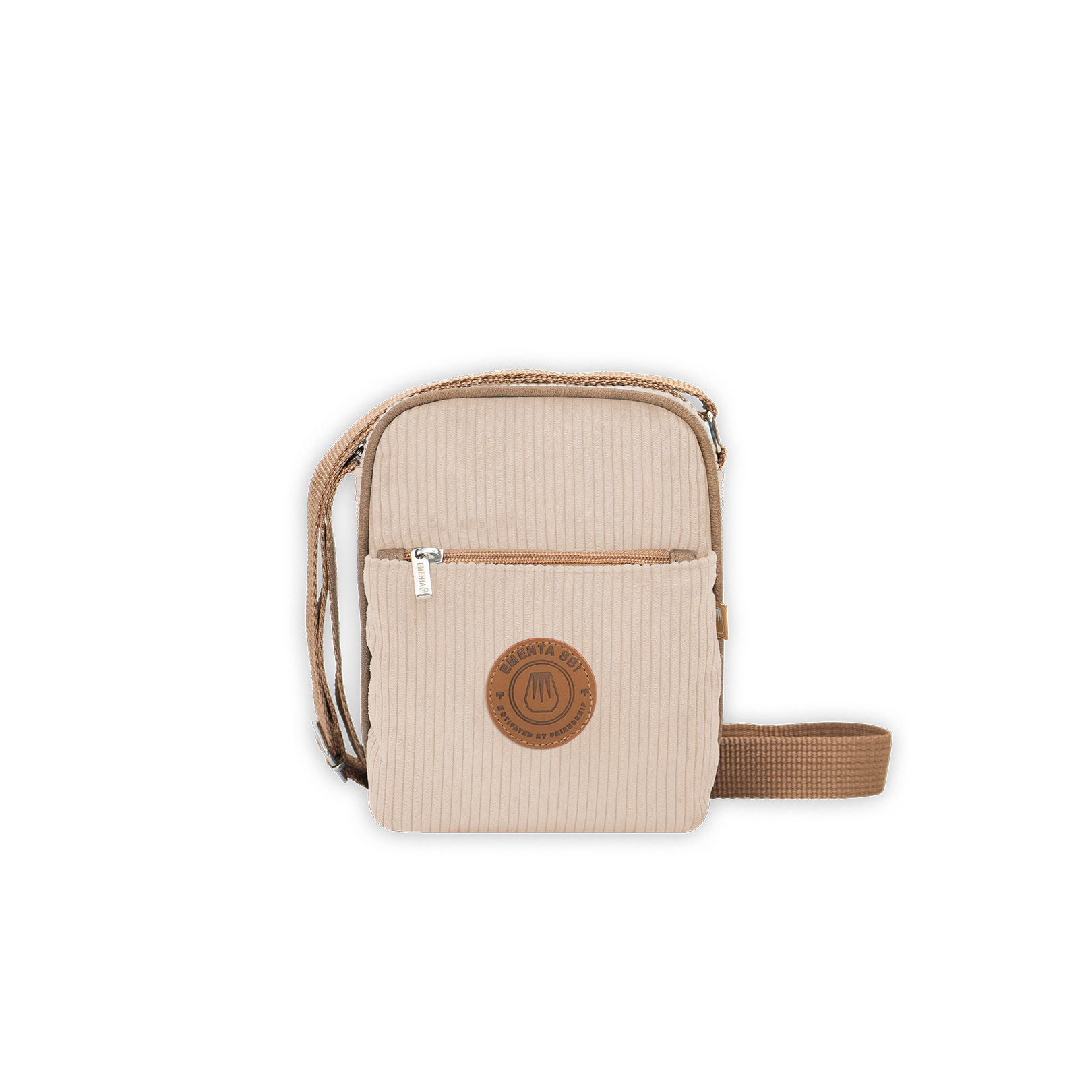 Square Patch Corduroy Shoulder Bag