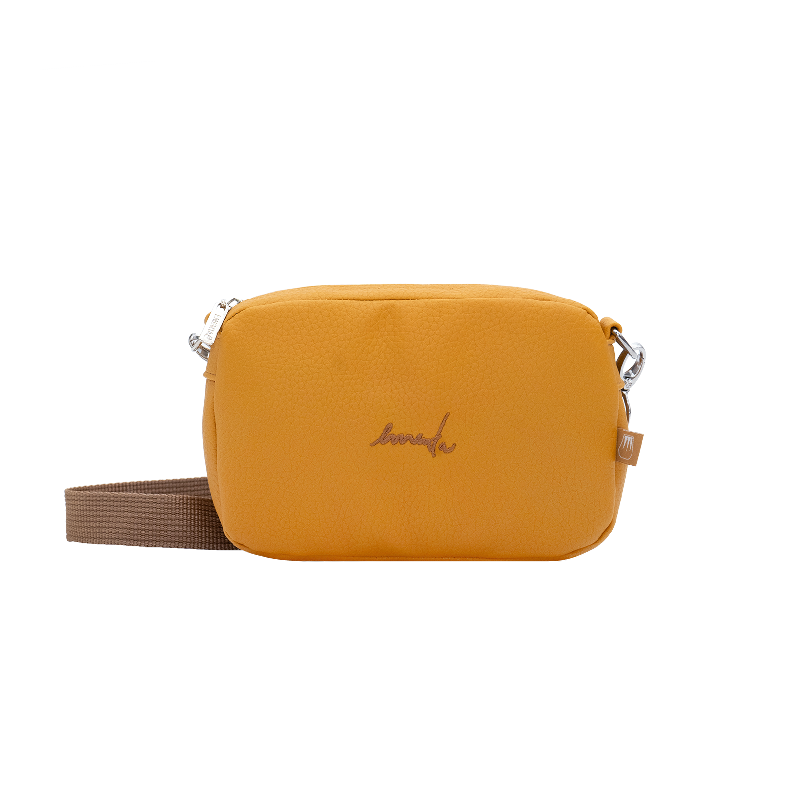 Fluffy Signature Napa Bag Yellow