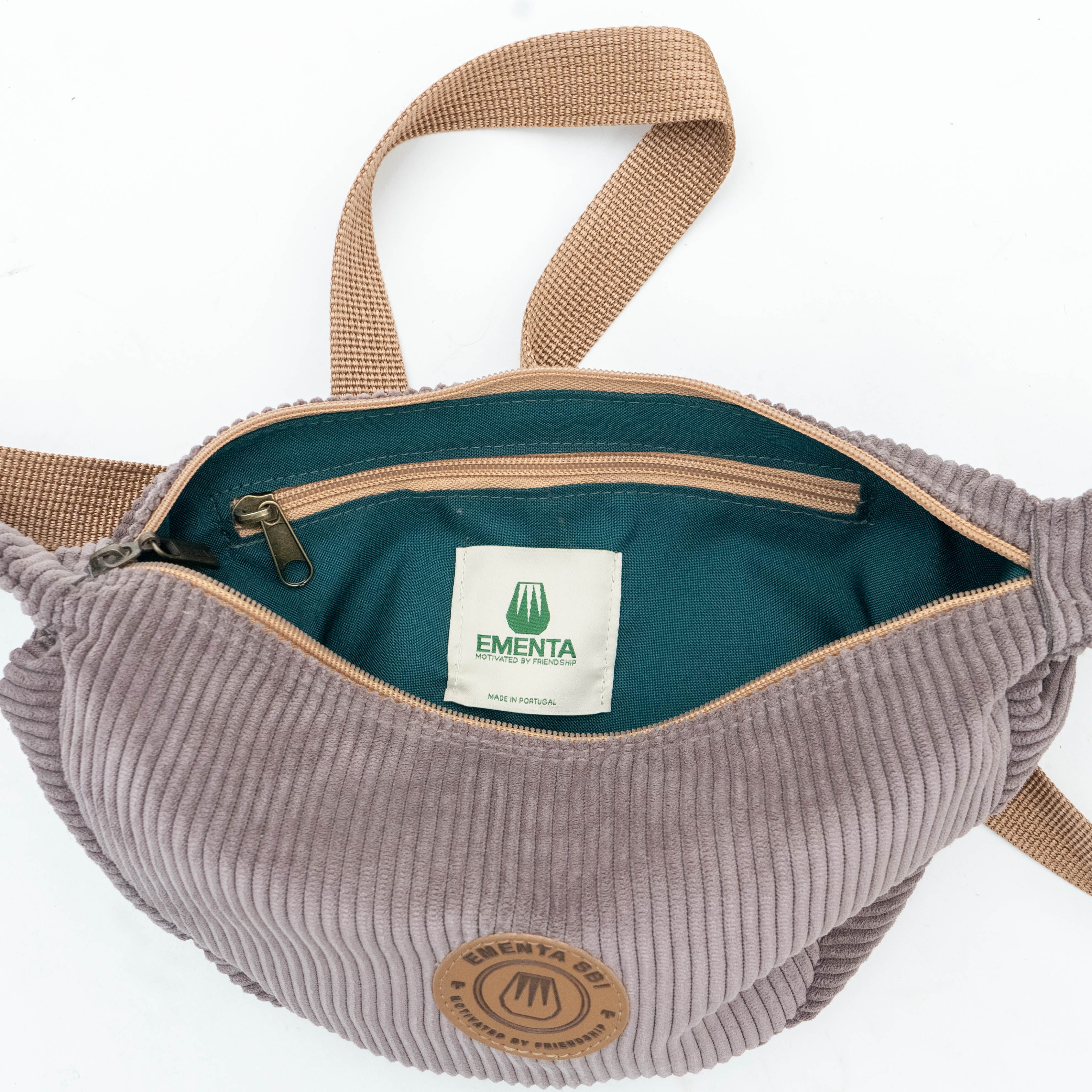 Fiuza Patch Corduroy Shoulder Bag