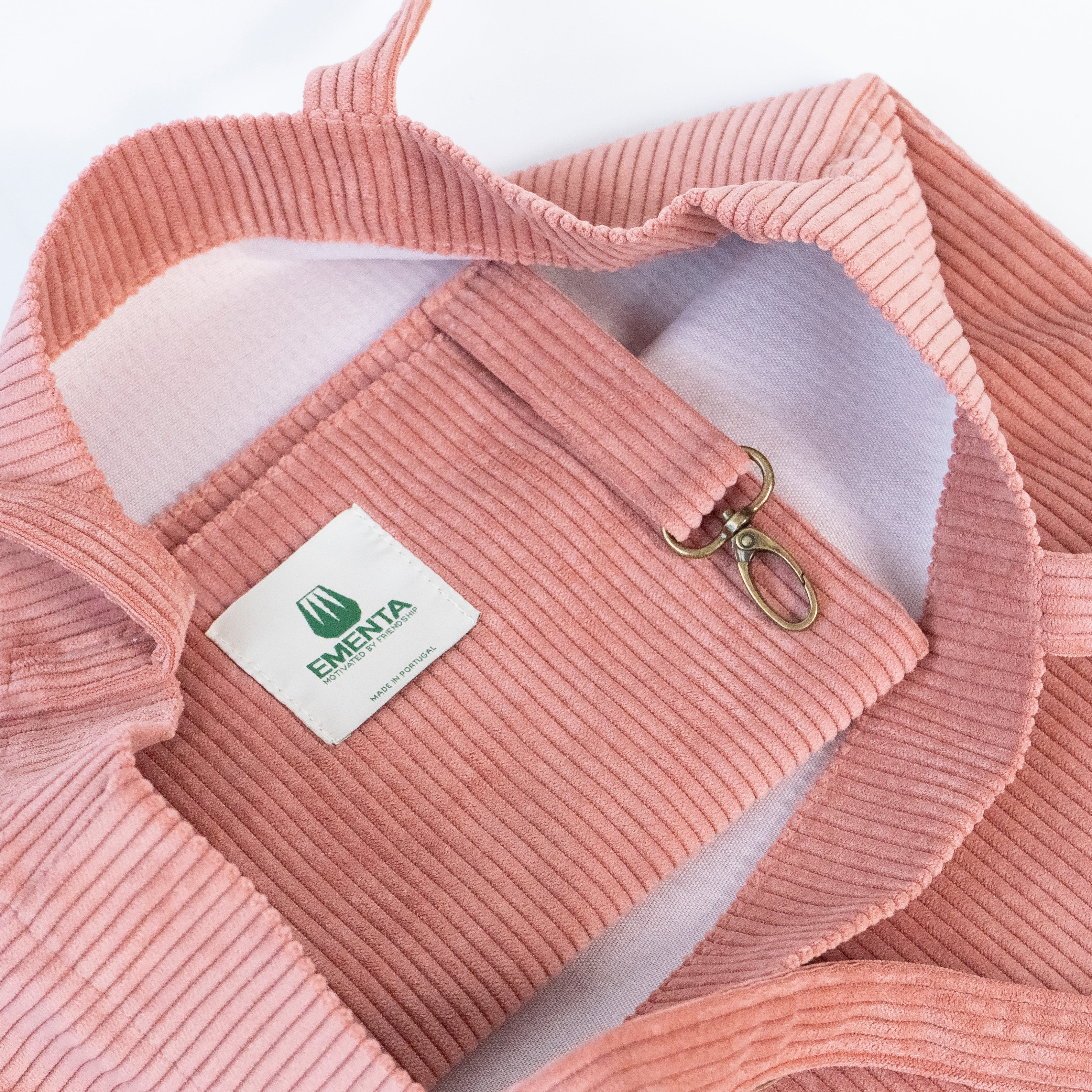 Patch Corduroy Tote Bag