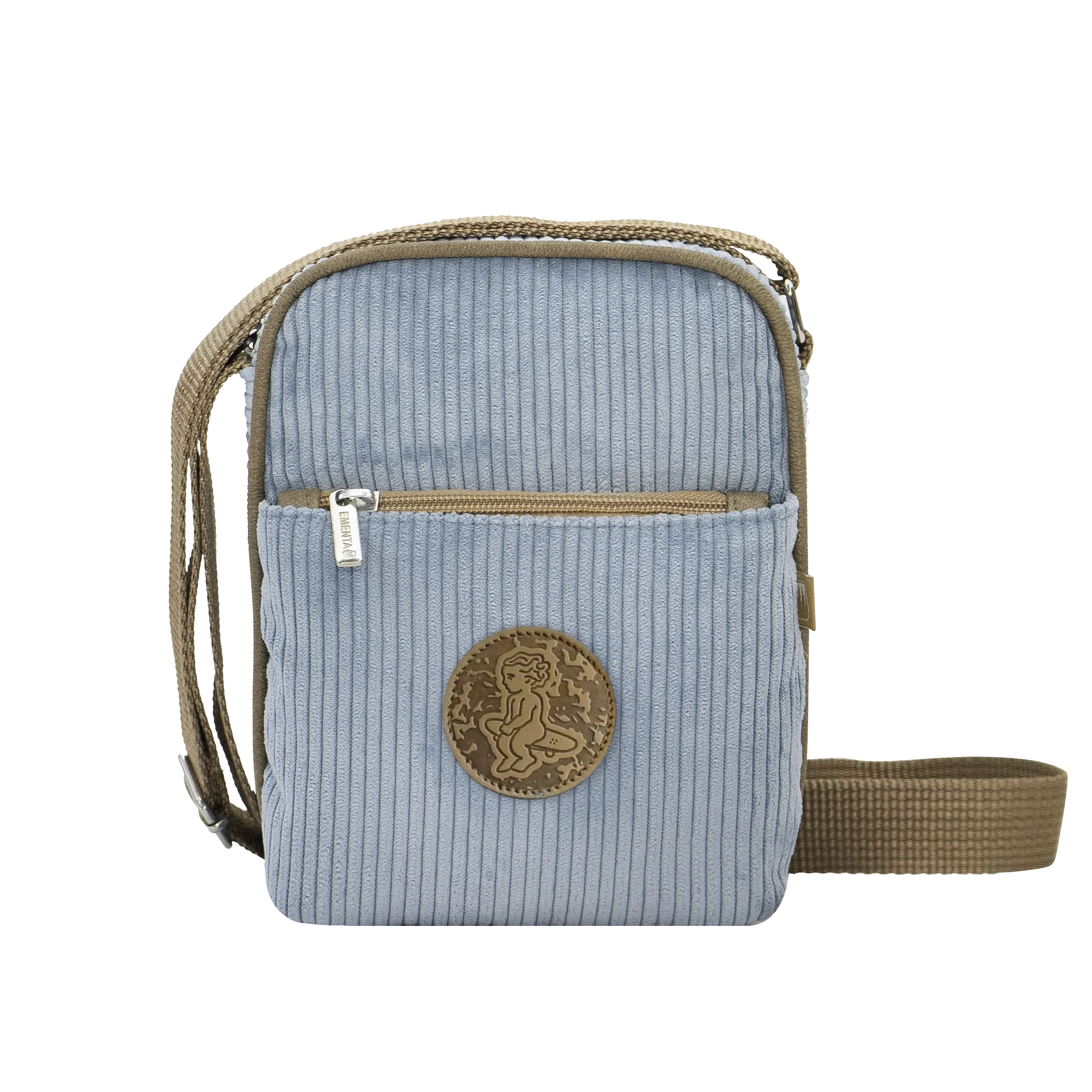 Square Patch Corduroy Shoulder Bag