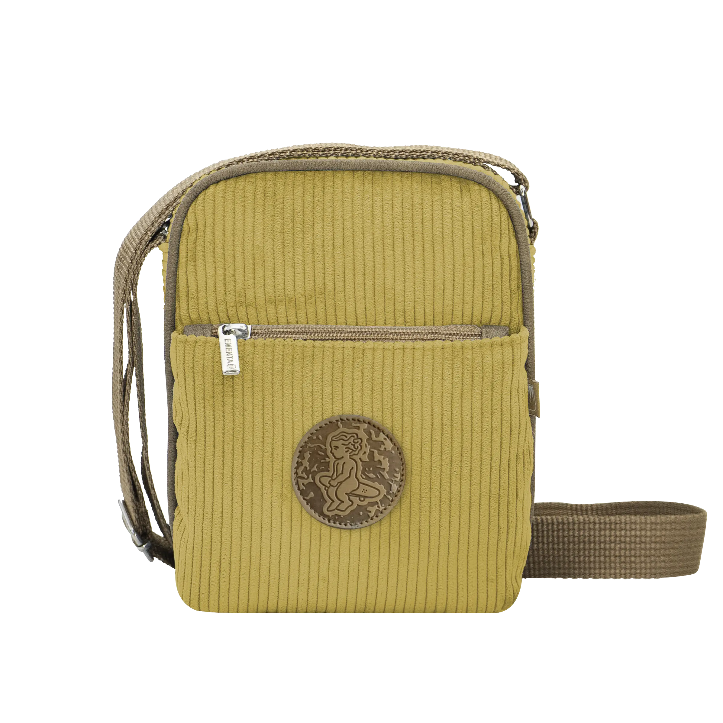 Square Patch Corduroy Shoulder Bag