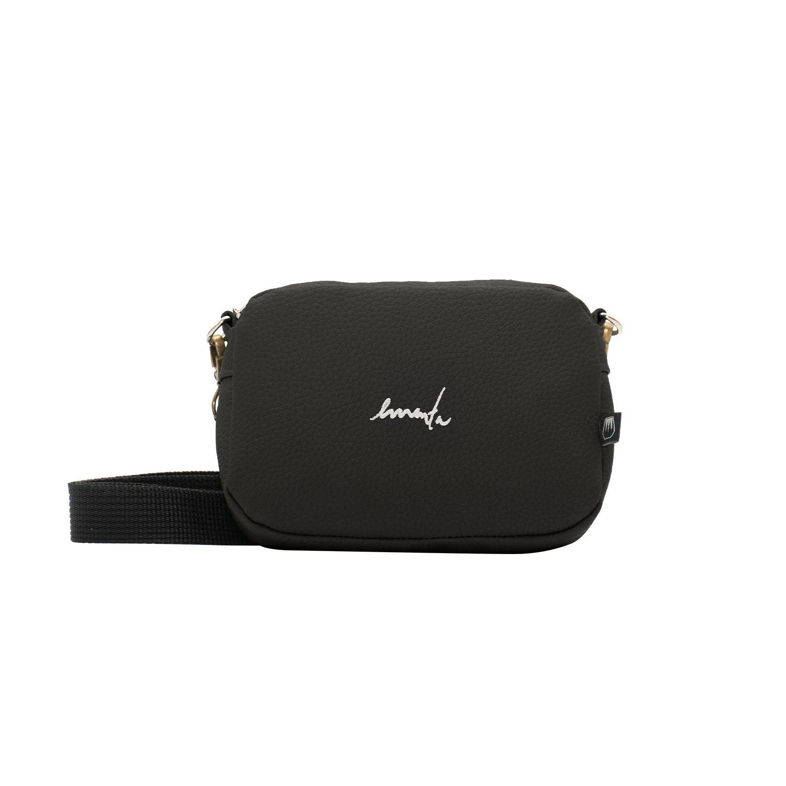 Fluffy Signature Napa Shoulder Bag