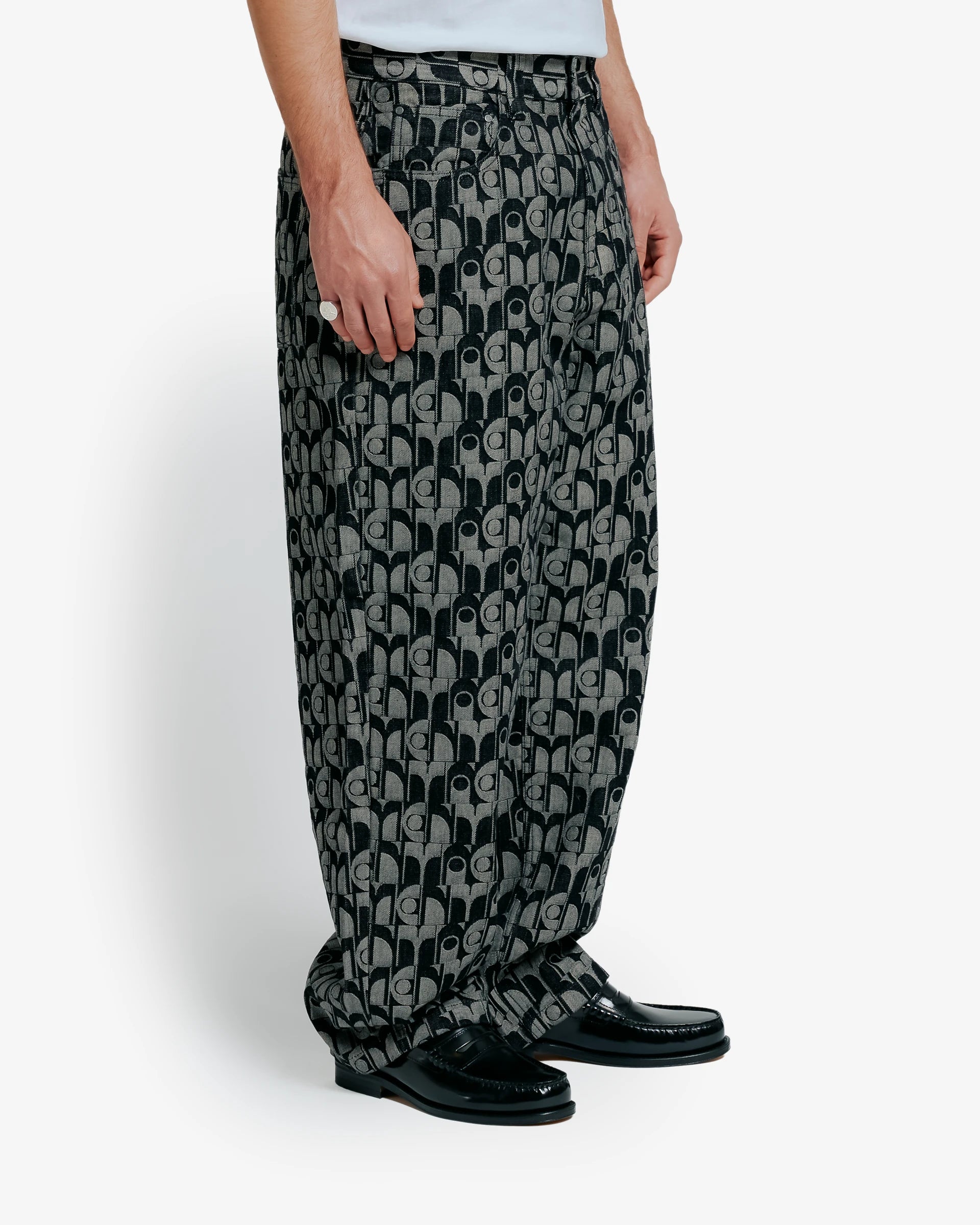 Bonga Dots Pattern Jeans