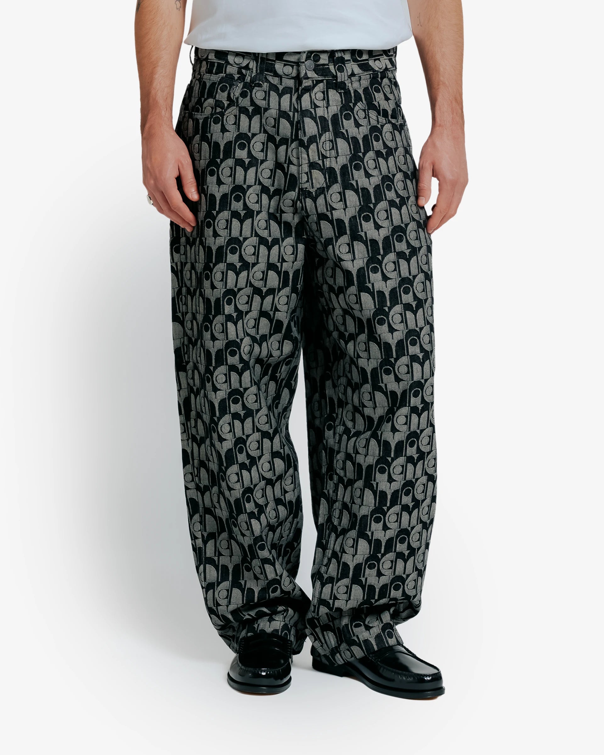 Bonga Dots Pattern Jeans