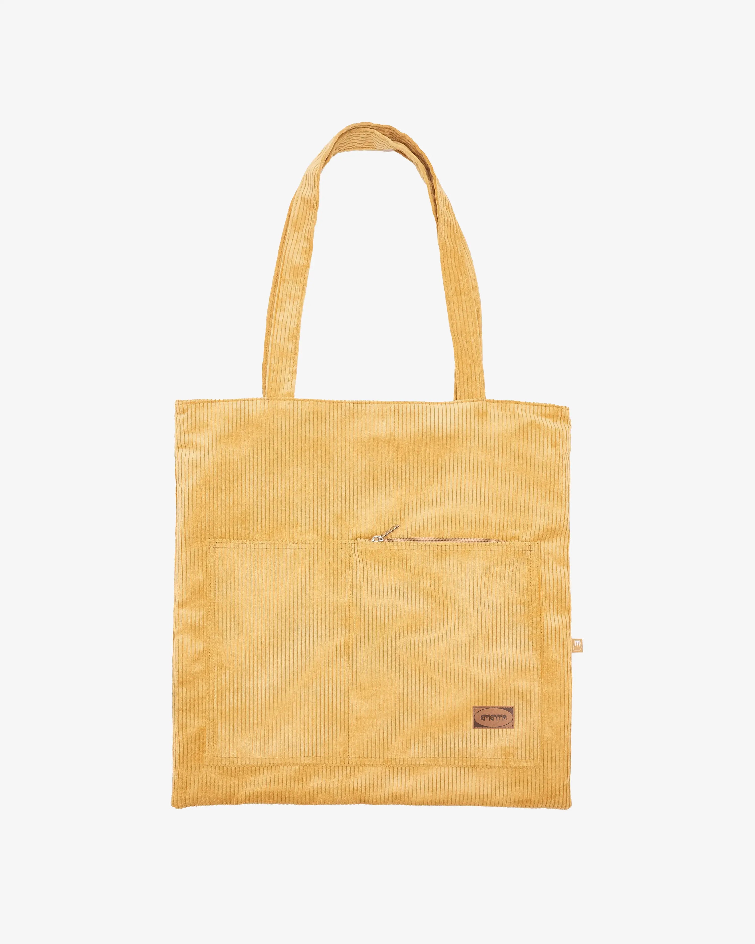 C'mon Patch Corduroy Tote Bag
