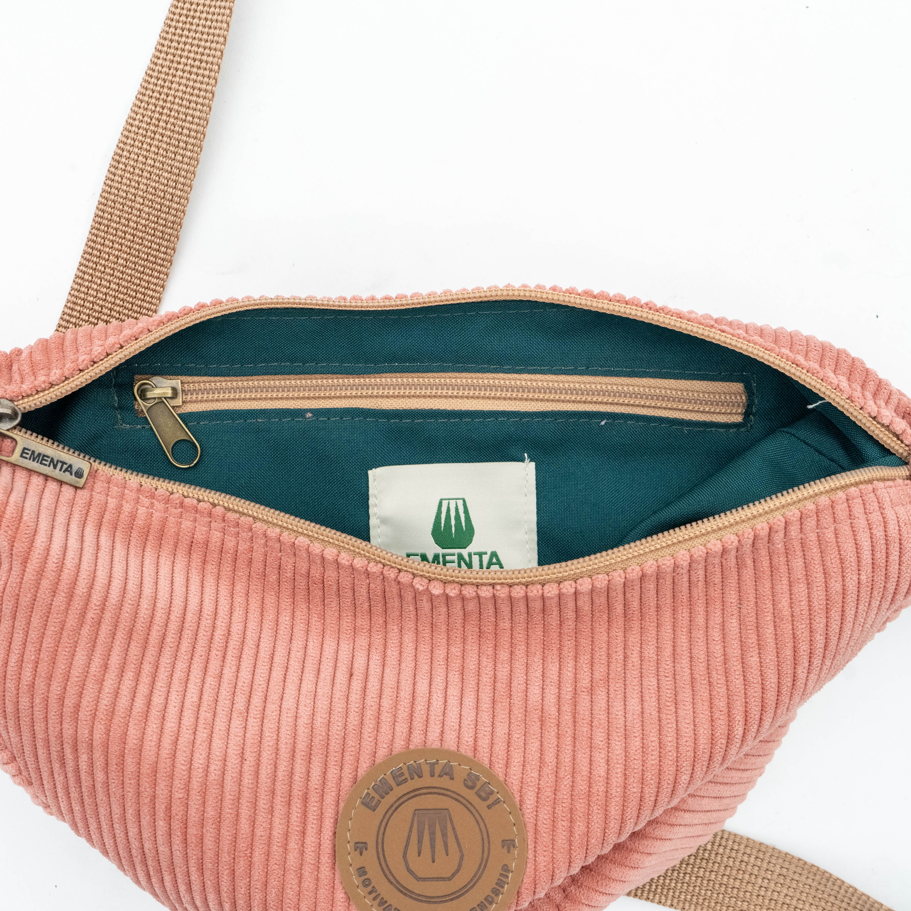 Fiuza Patch Corduroy Shoulder Bag