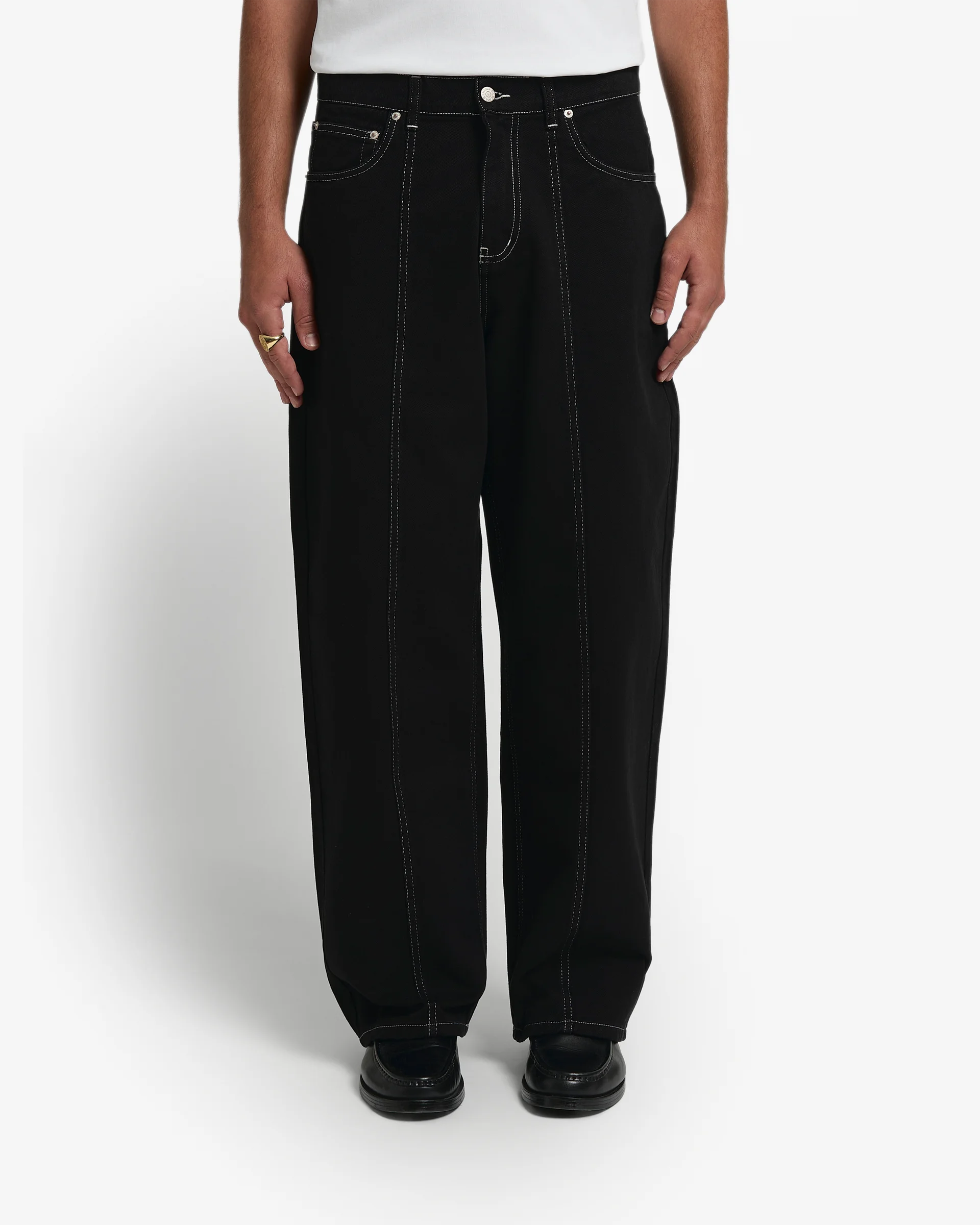 Straight Split Seam Pants