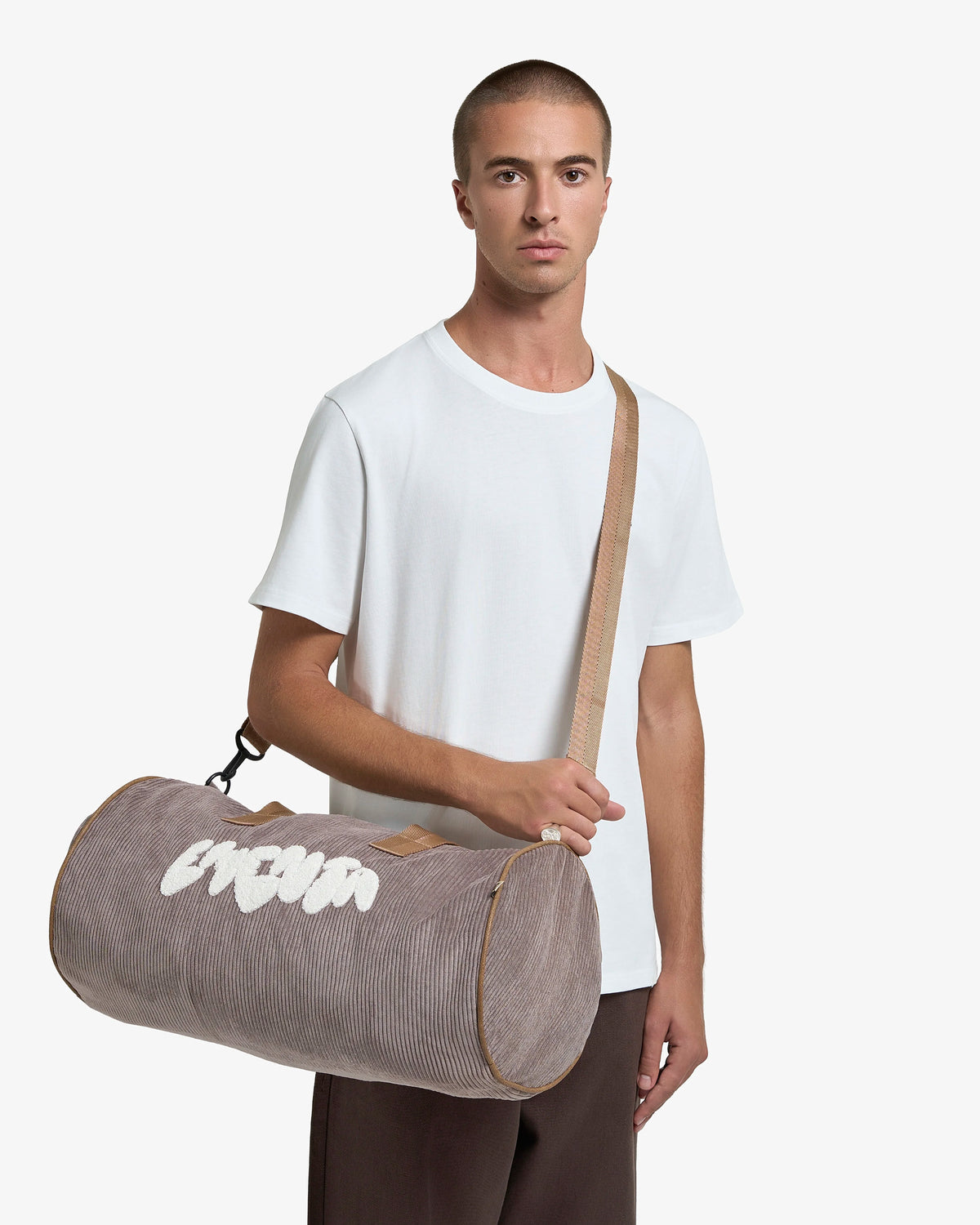Dory Graffiti Corduroy Duffel Bag