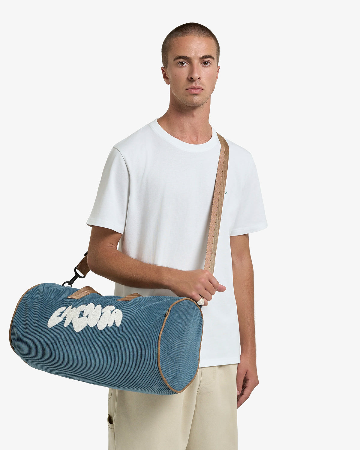 Dory Graffiti Corduroy Duffel Bag