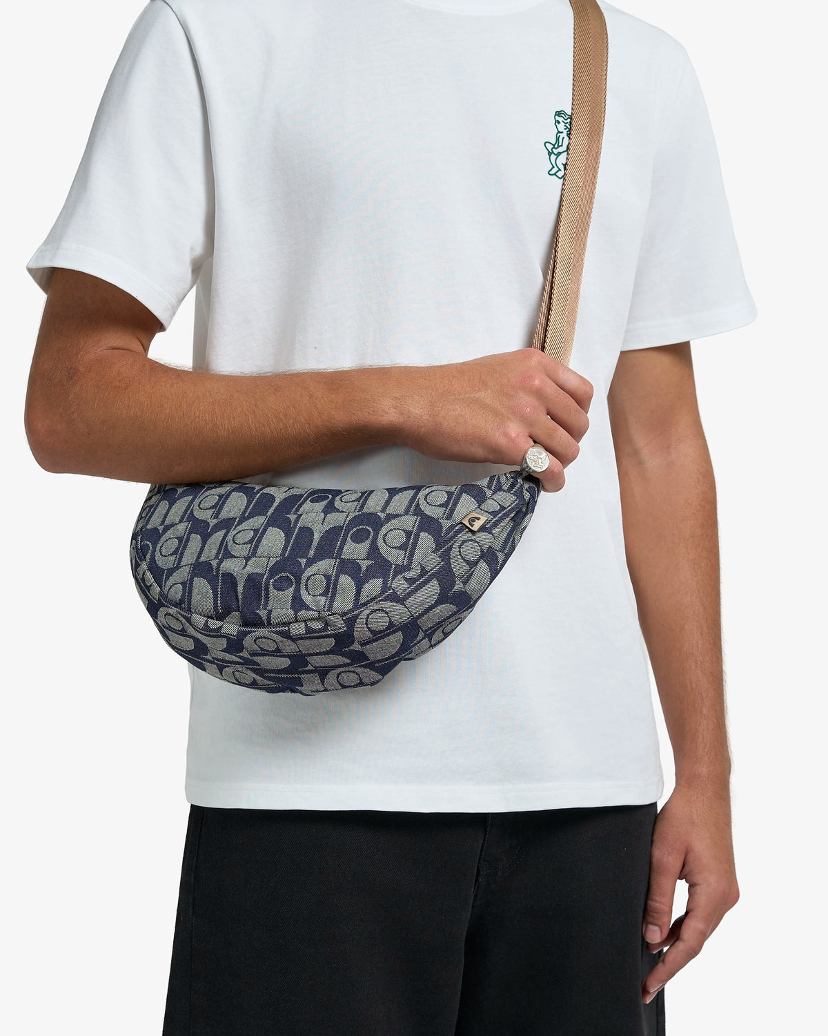 Fiuza Jacquard Shoulder Bag