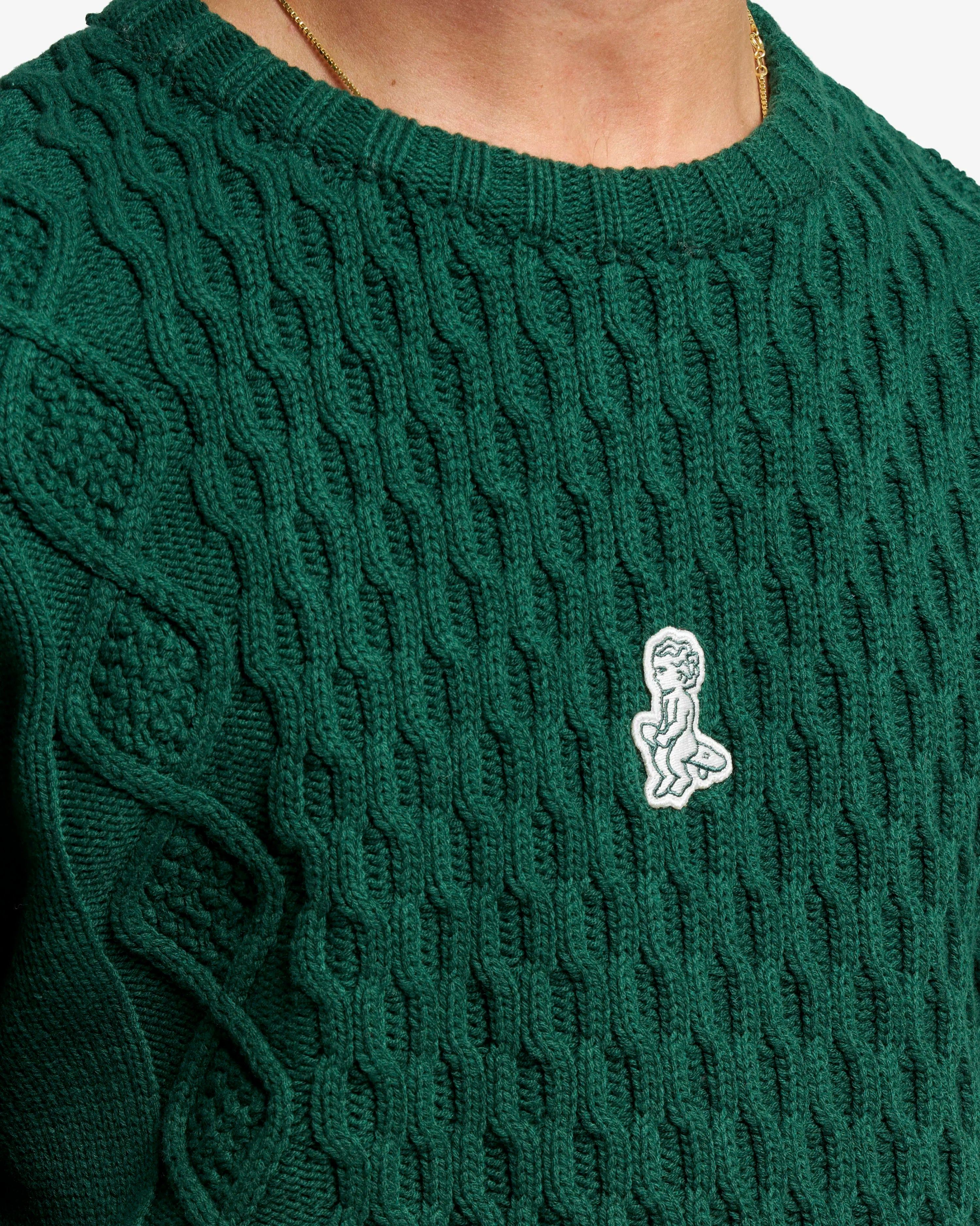 Ikon Patch Knit Crewneck