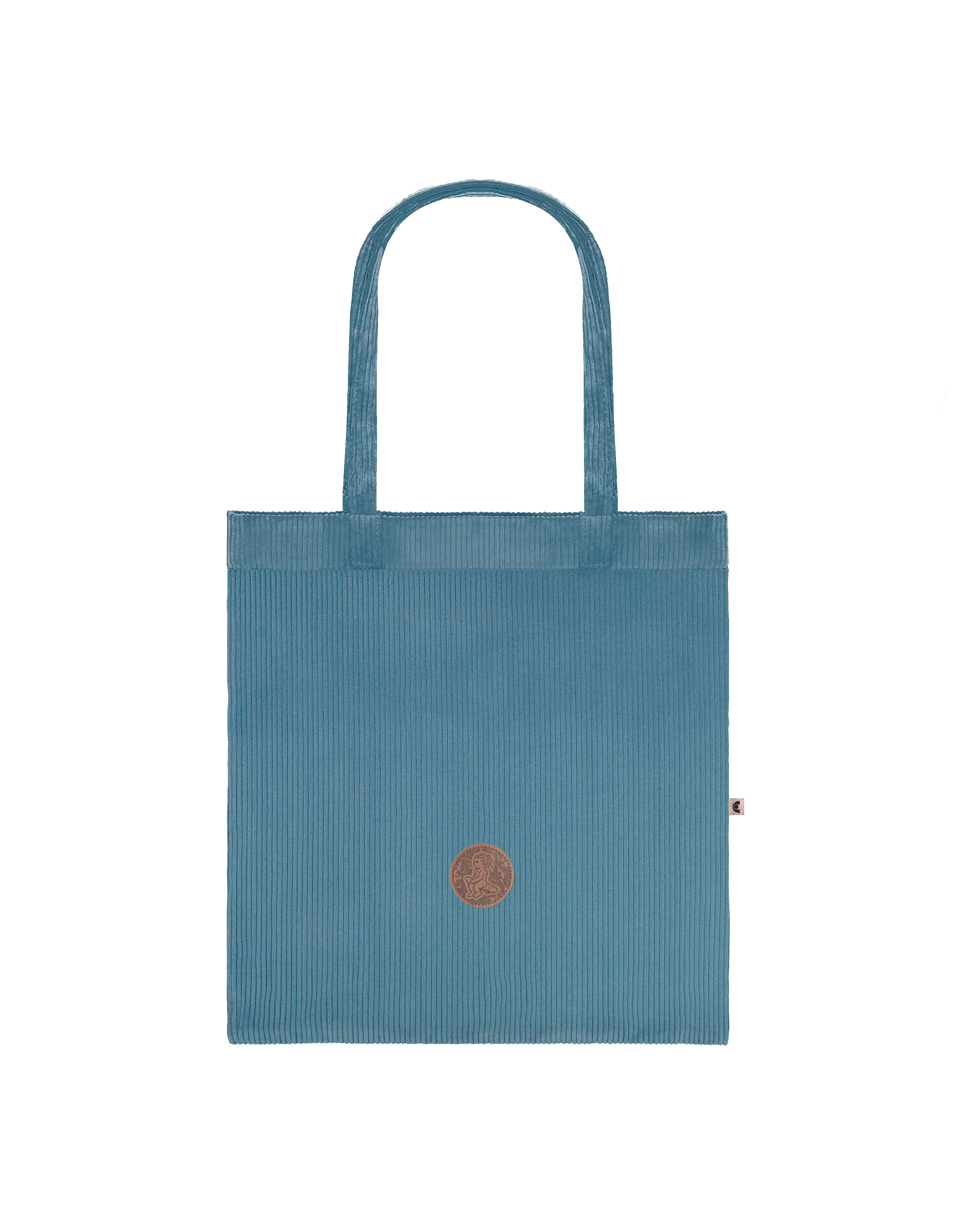 Patch Corduroy Tote Bag