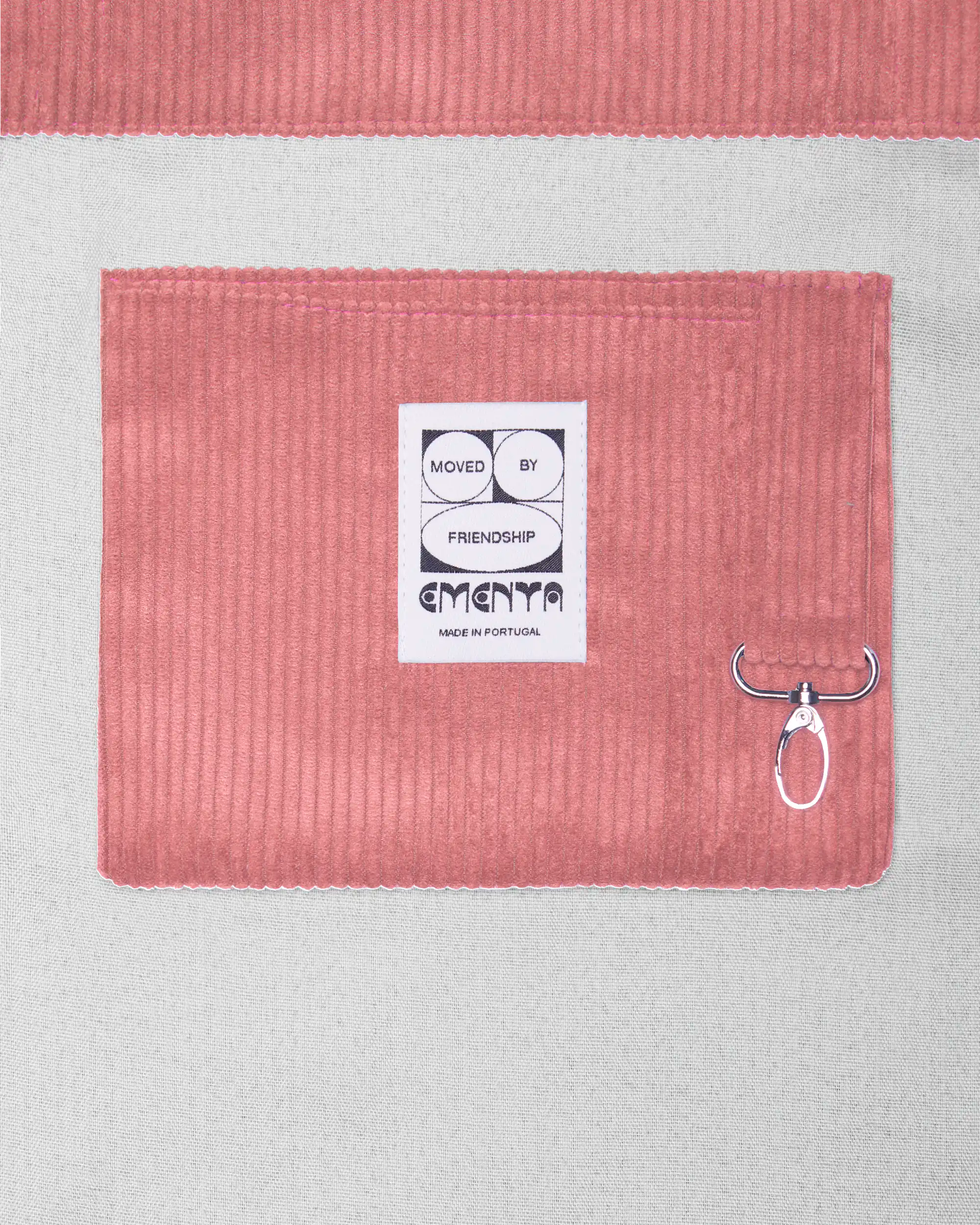 Patch Corduroy Tote Bag