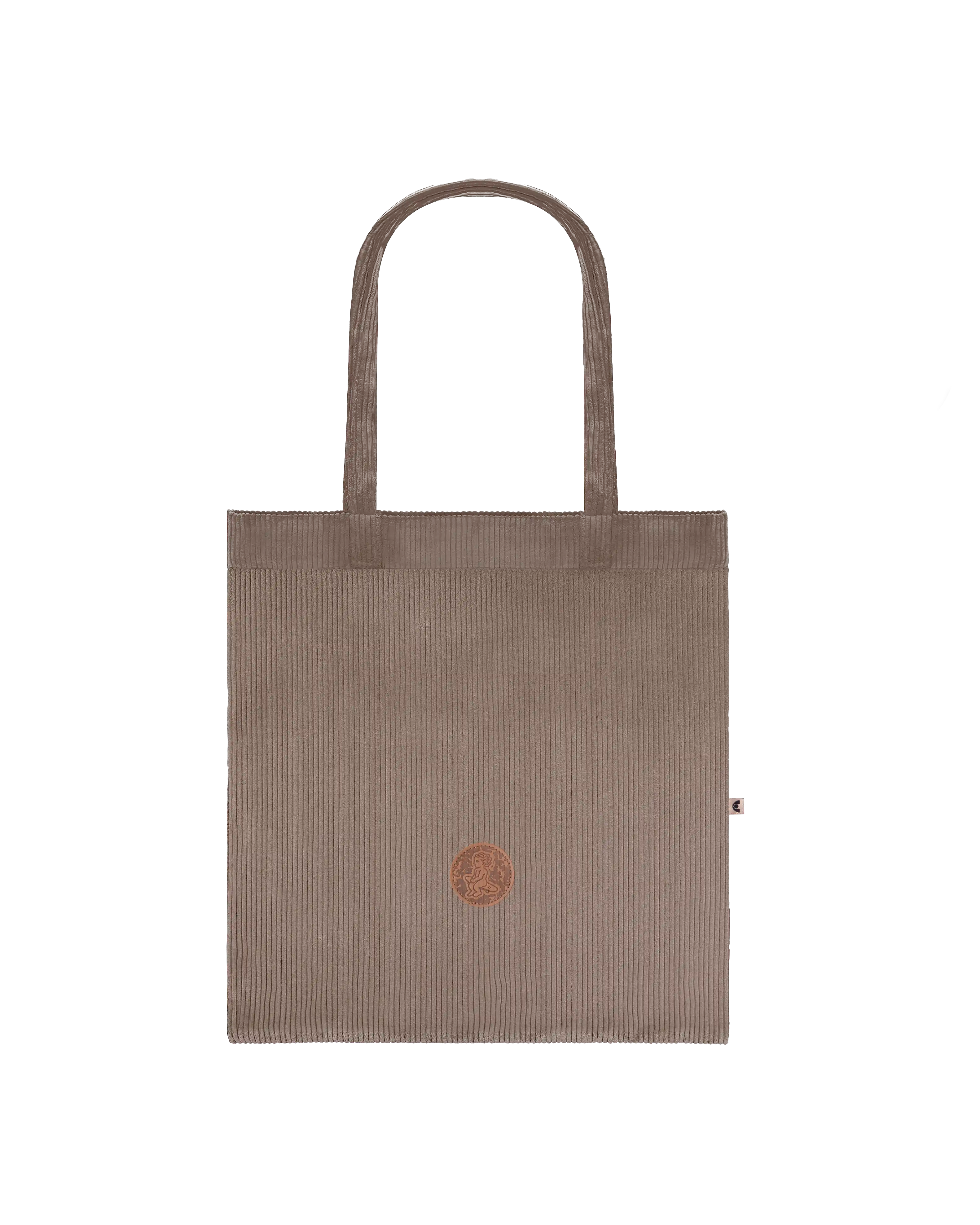 Patch Corduroy Tote Bag