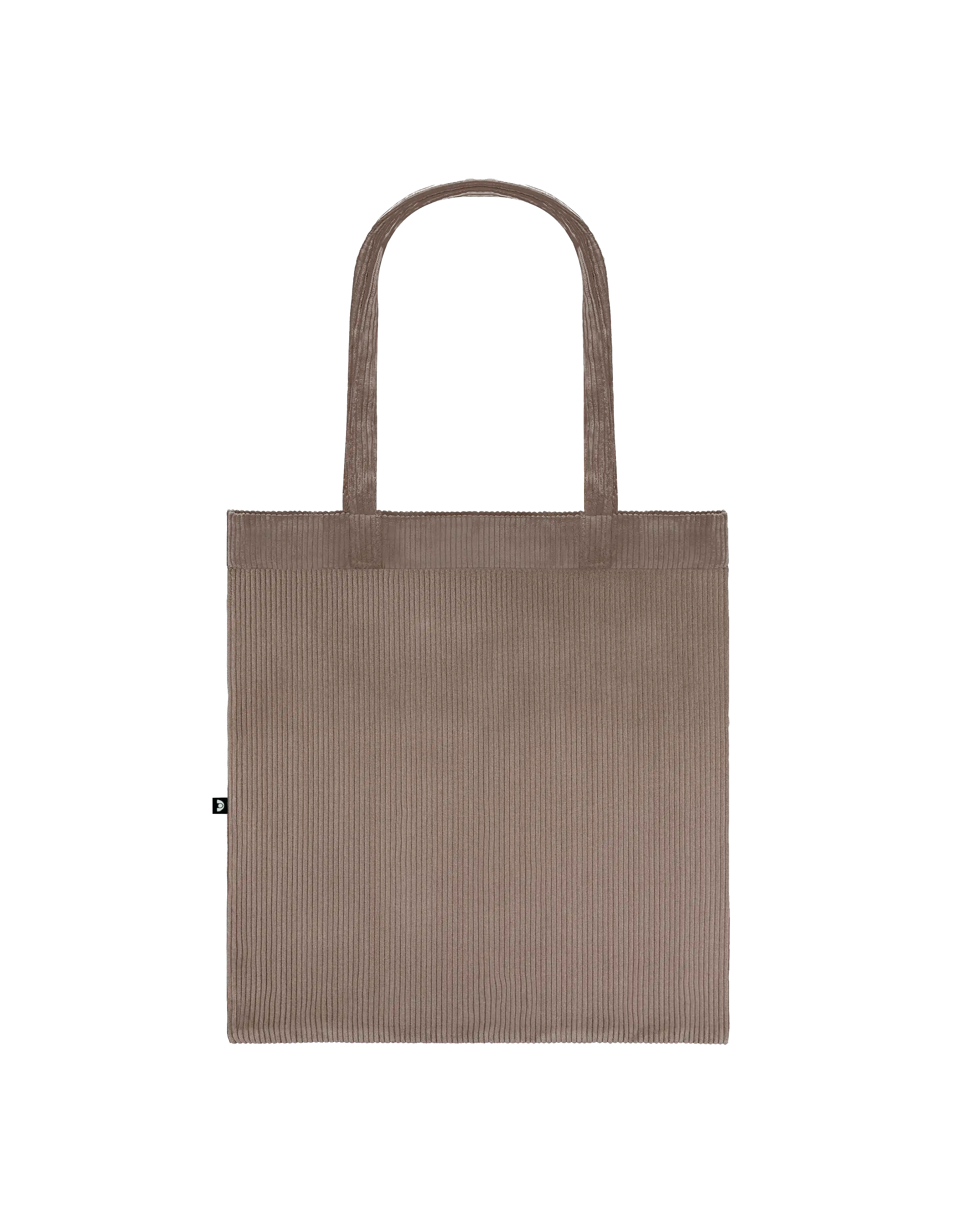 Patch Corduroy Tote Bag
