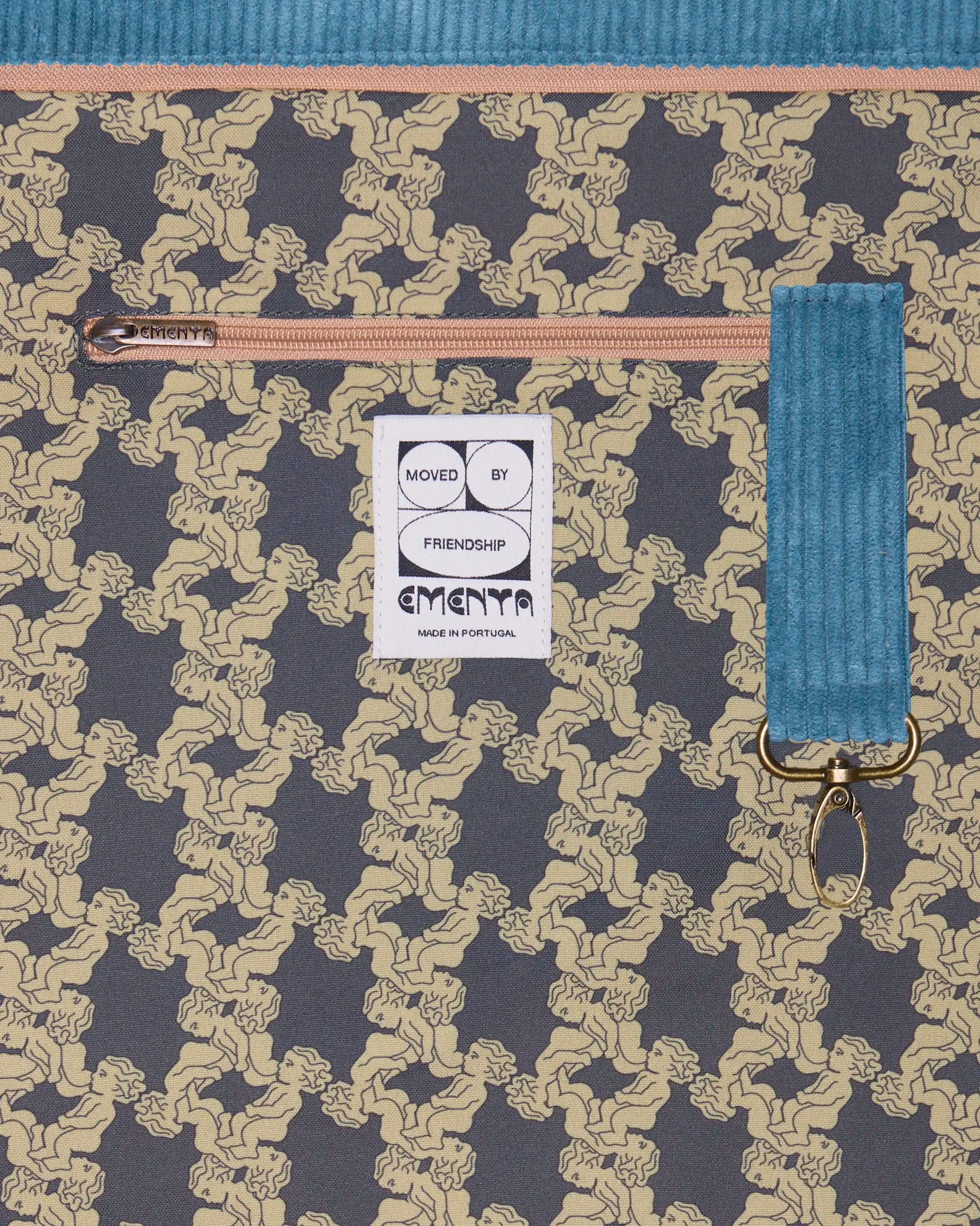 C'mon Patch Corduroy Tote Bag