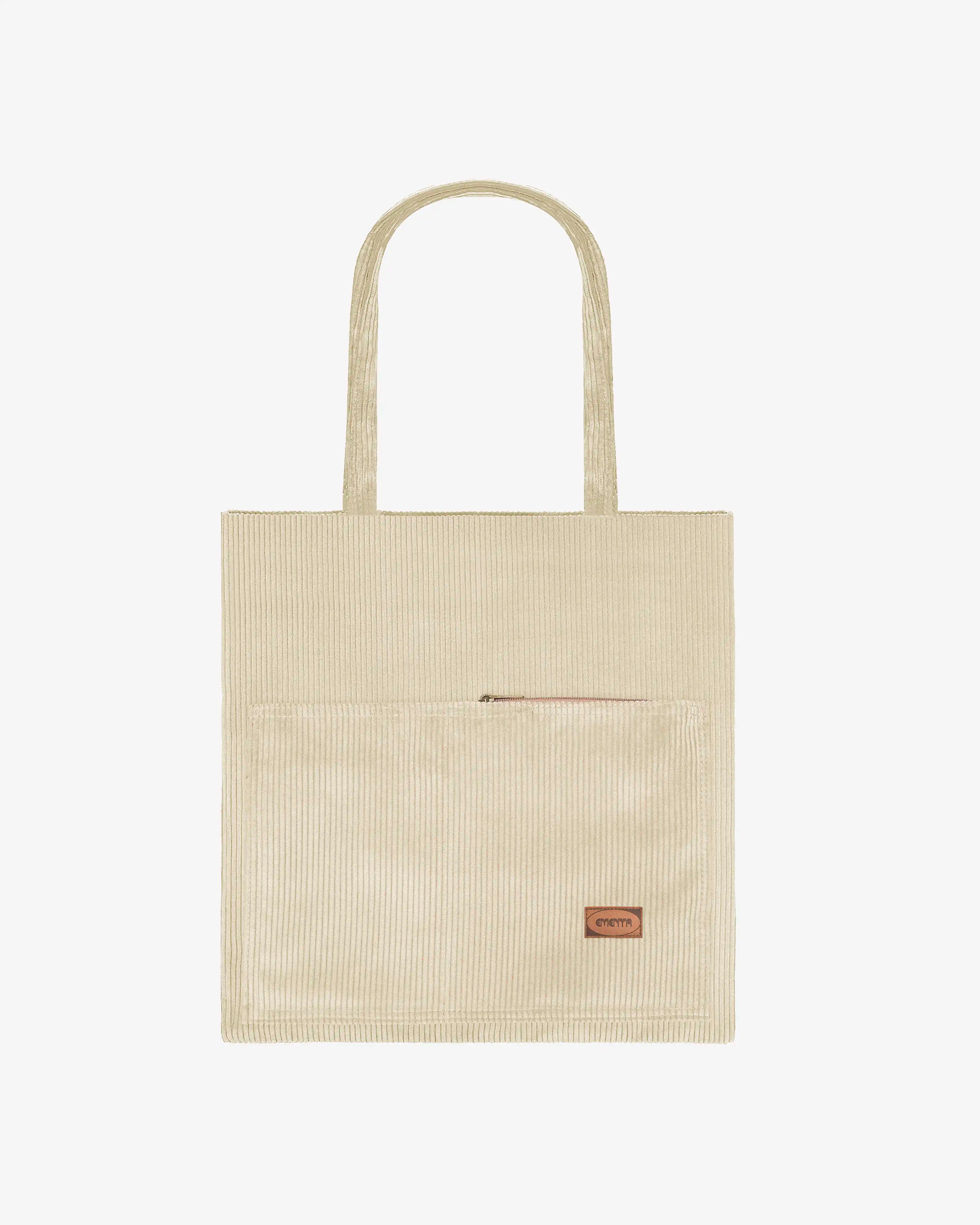 C'mon Patch Corduroy Tote Bag
