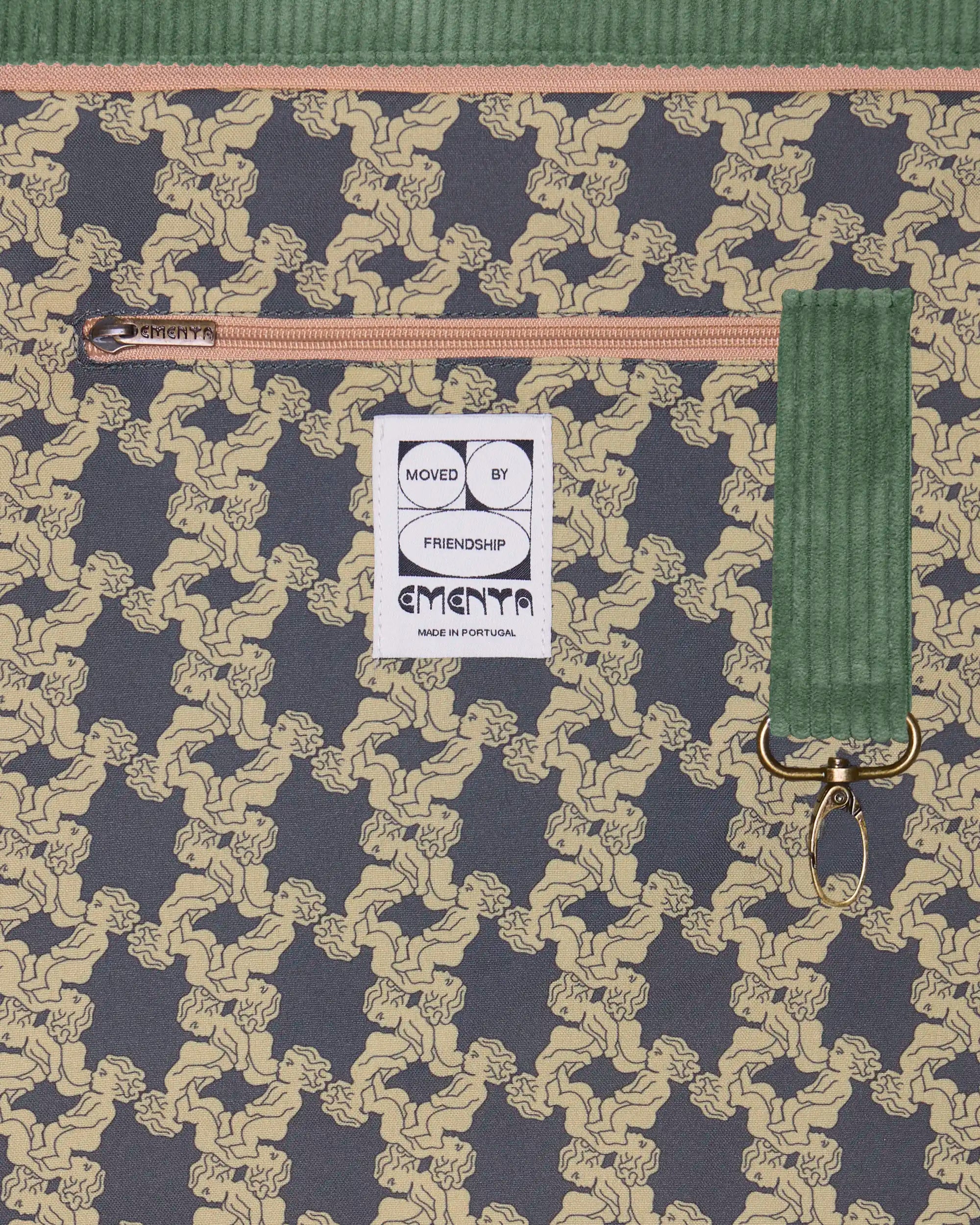 C'mon Patch Corduroy Tote Bag