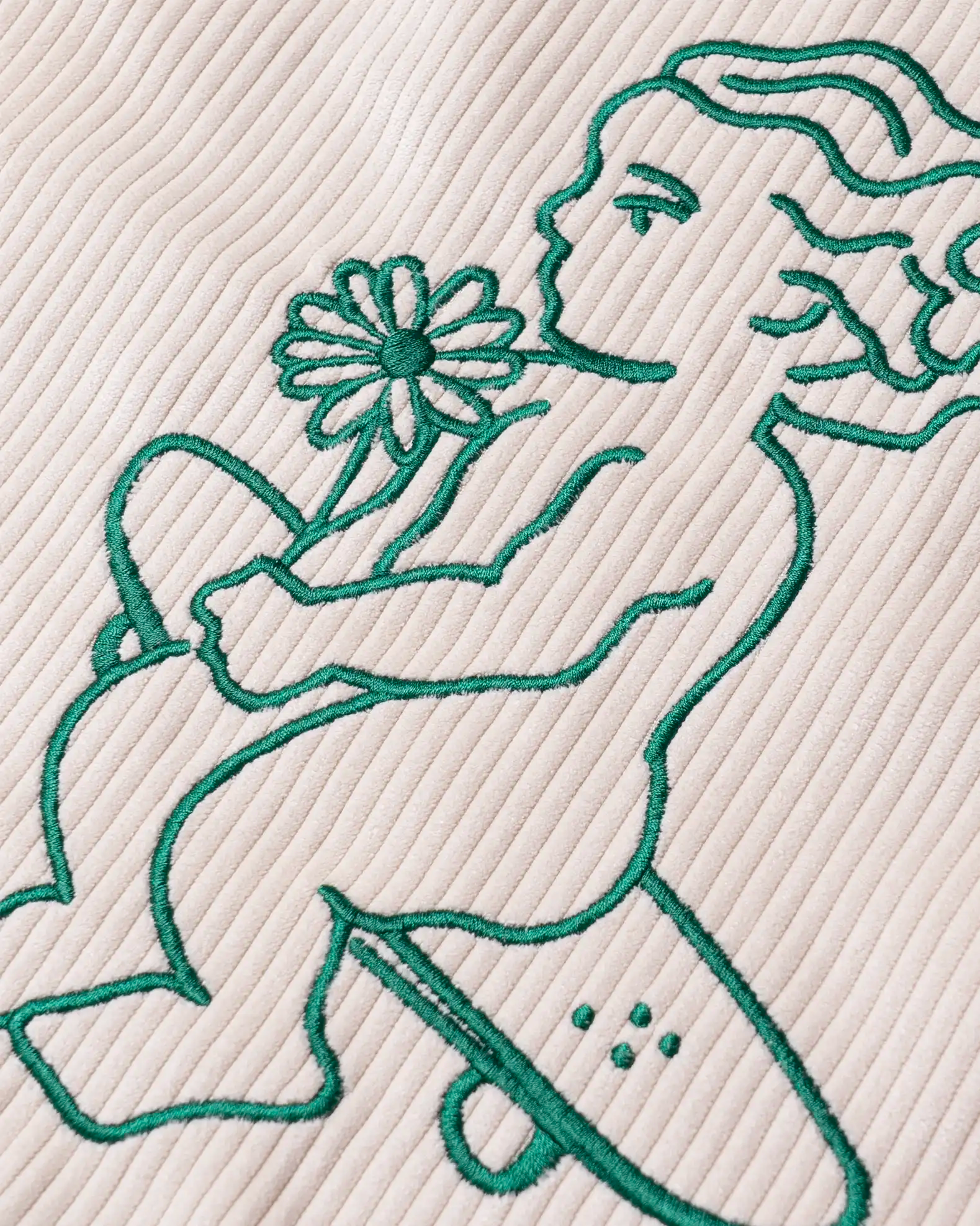 First Word Corduroy Tote Bag