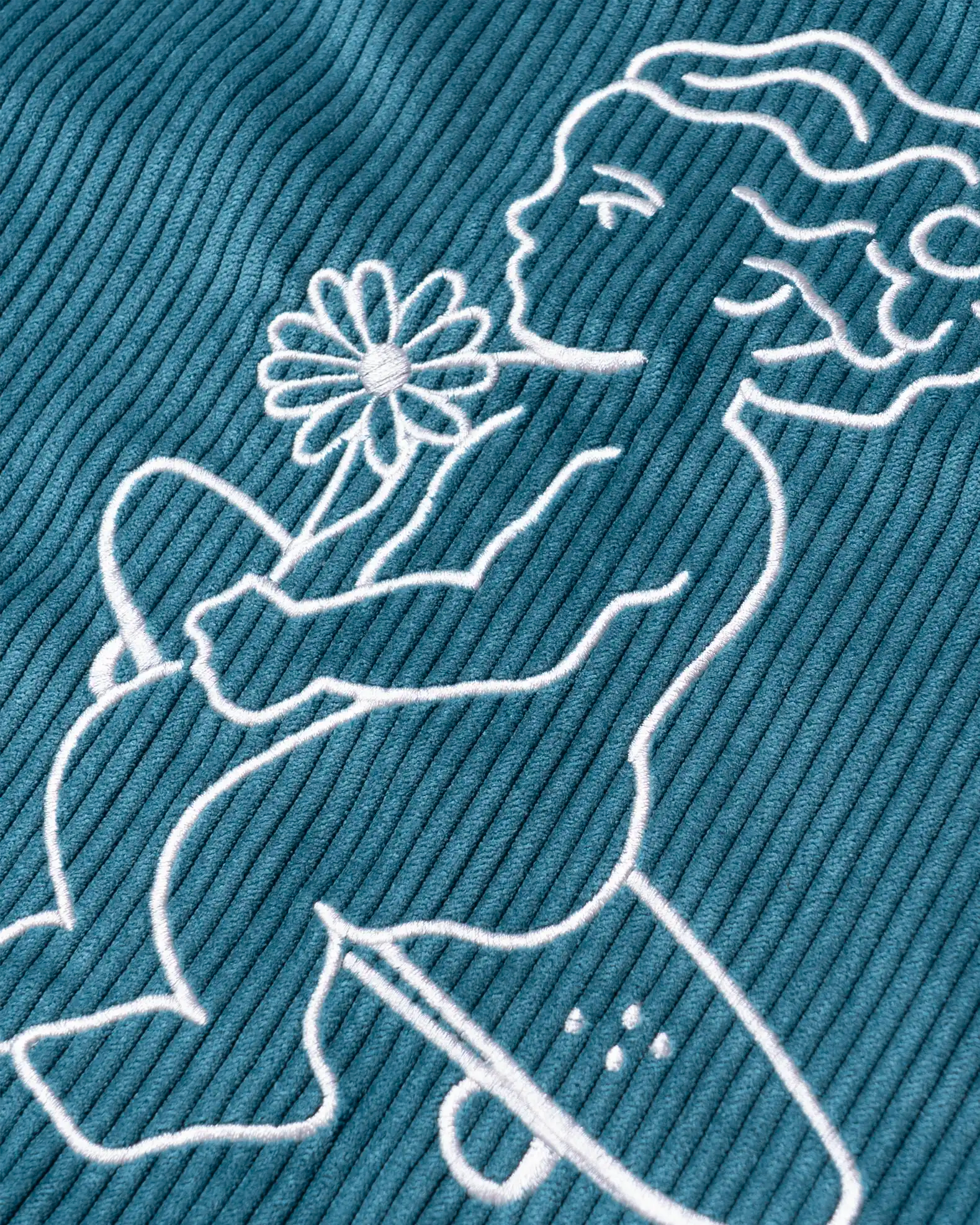 First Word Corduroy Tote Bag