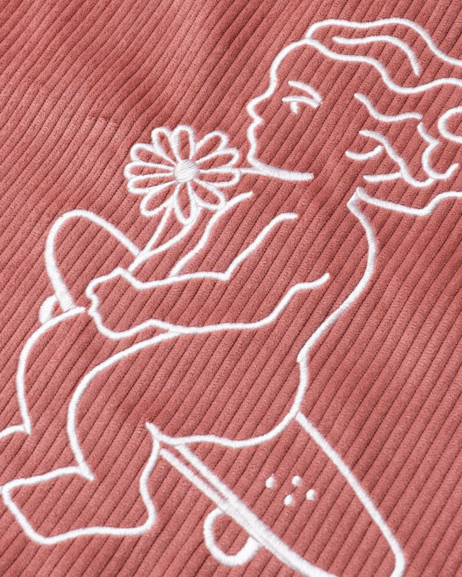 First Word Corduroy Tote Bag