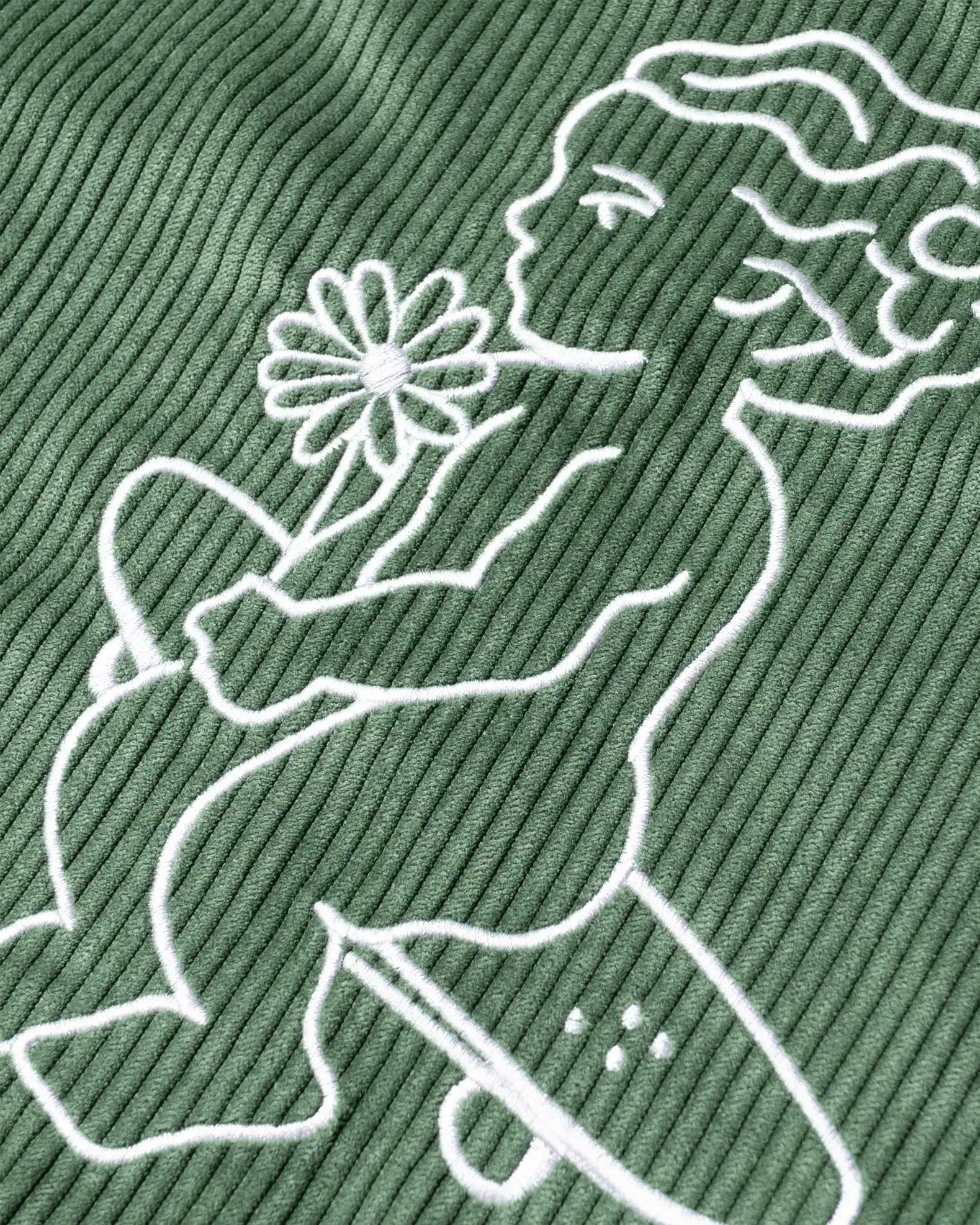 First Word Corduroy Tote Bag