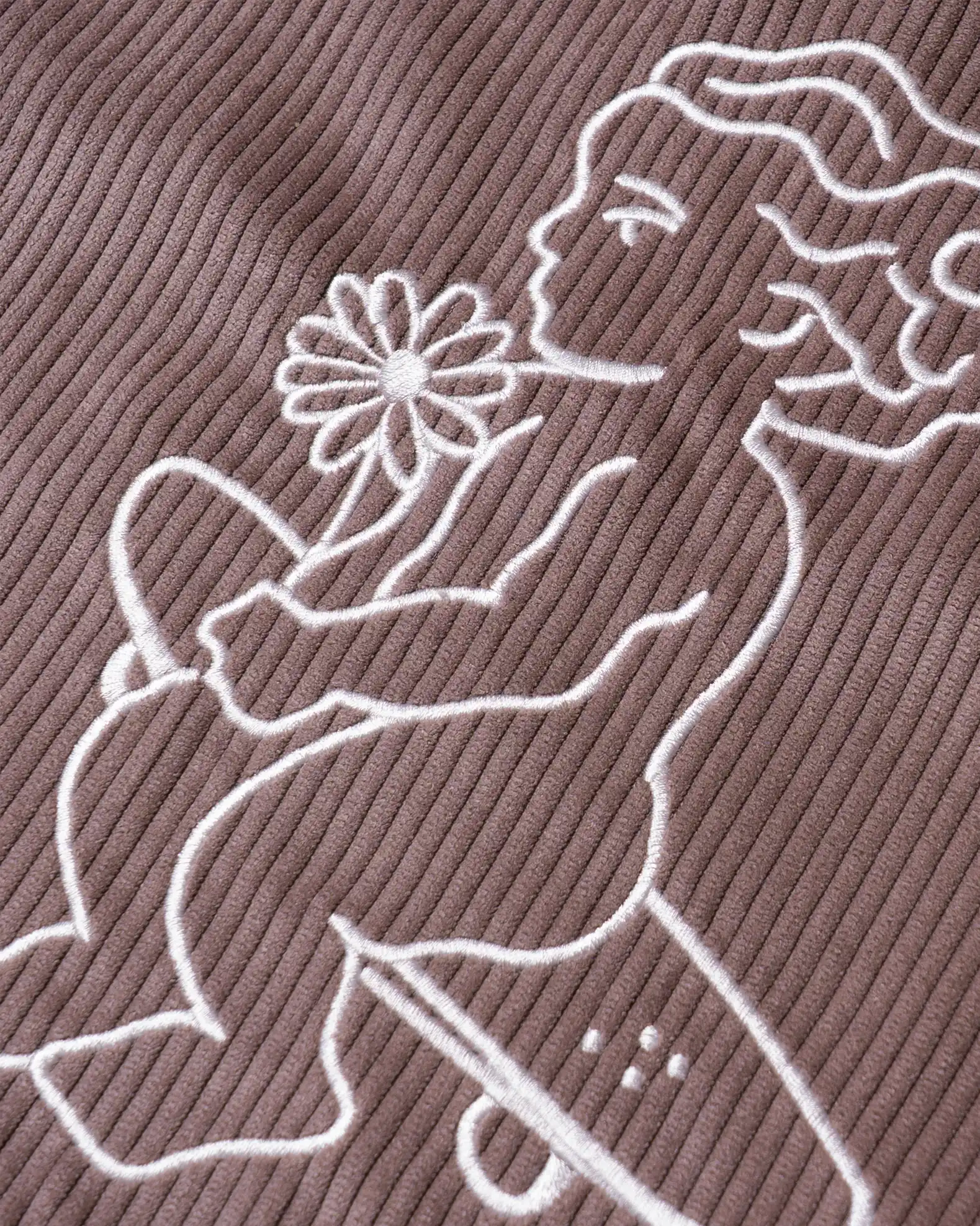 First Word Corduroy Tote Bag
