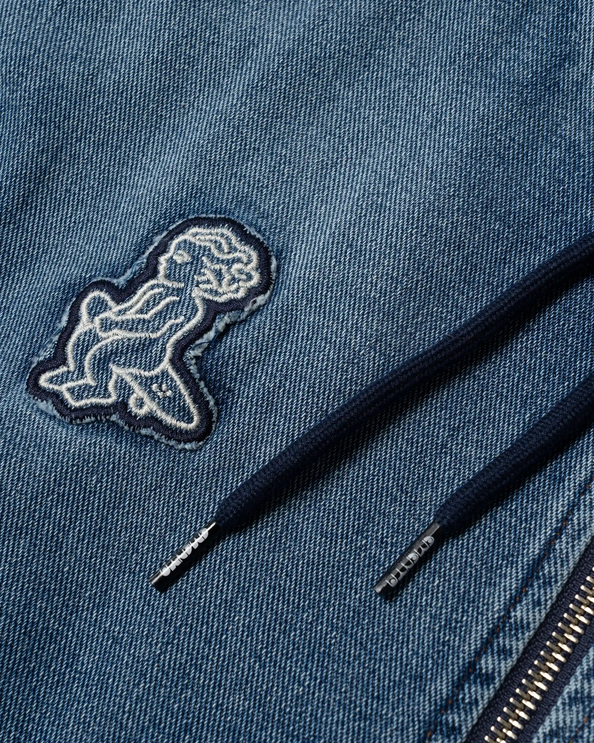 Ripped Dots Denim Jacket