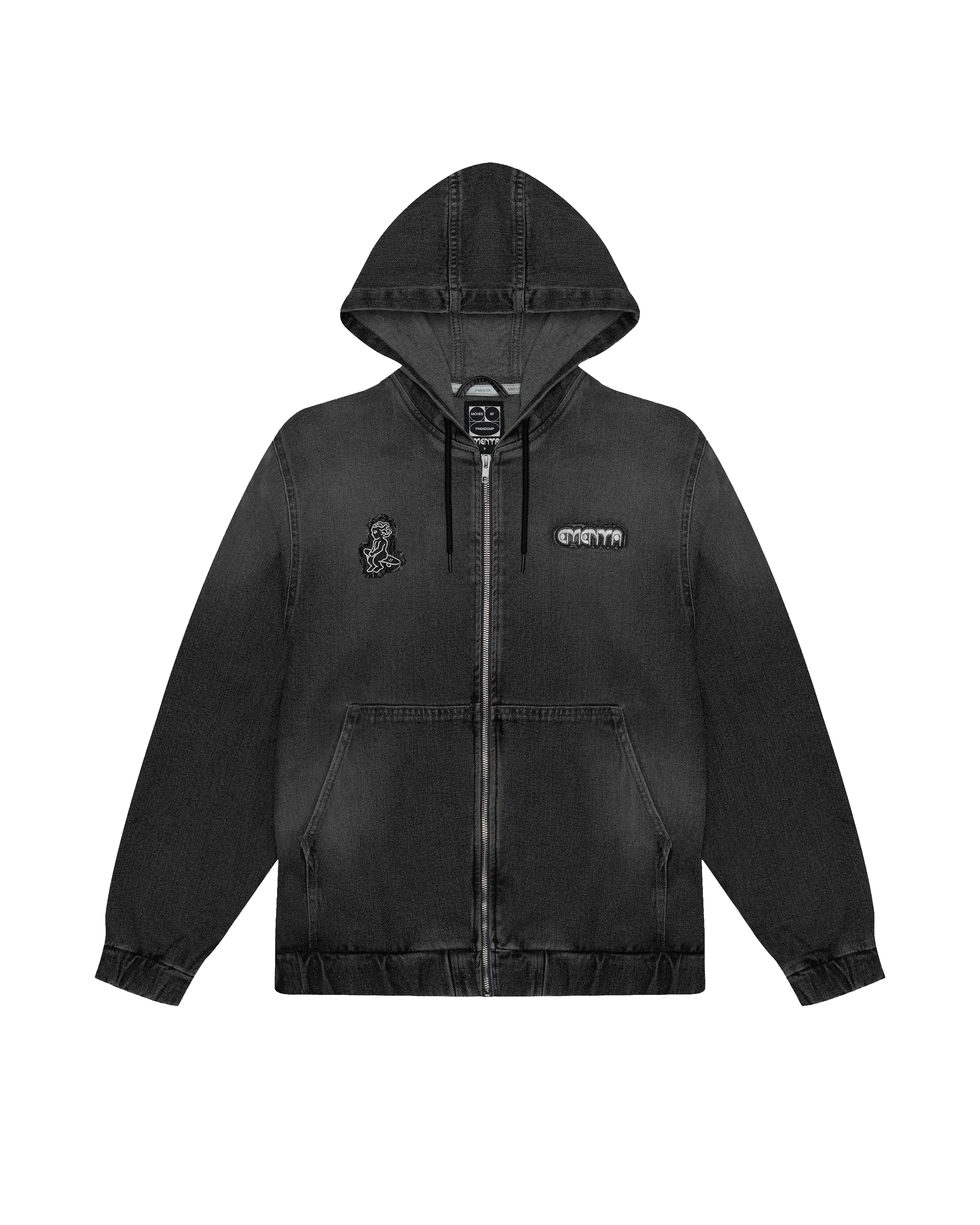 Ripped Dots Denim Jacket