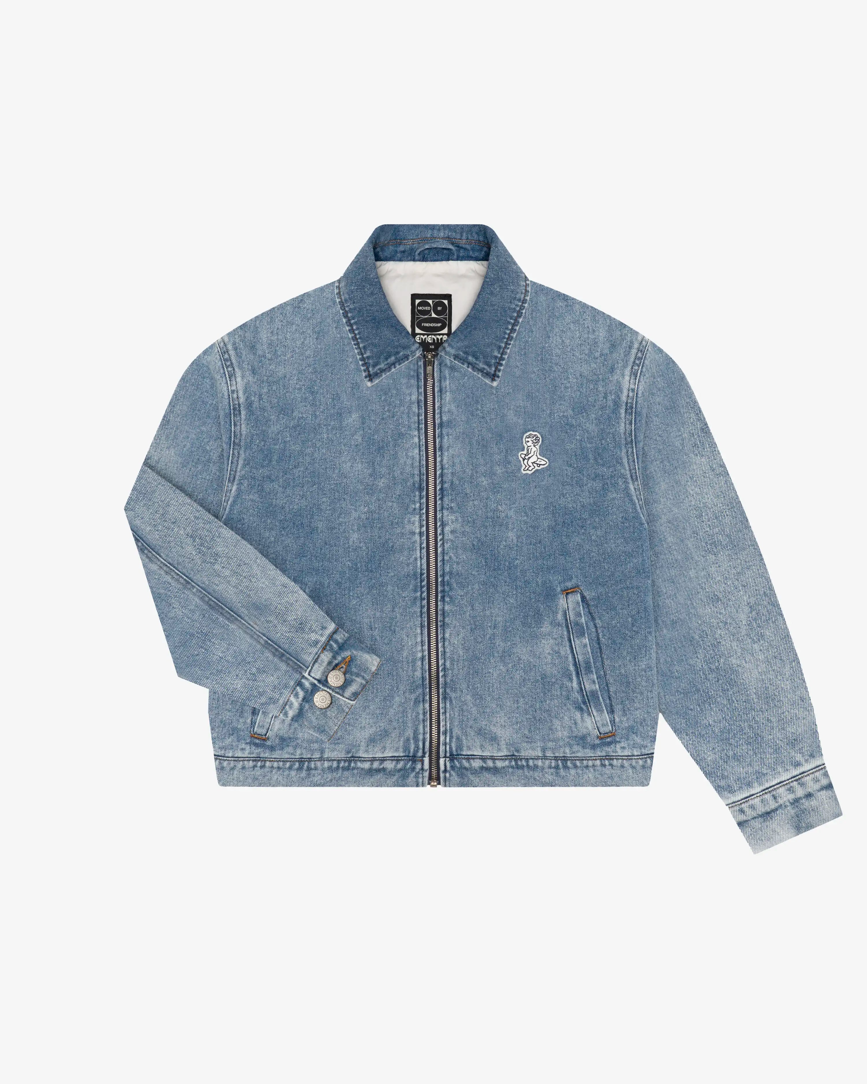 Waffle Denim Jacket