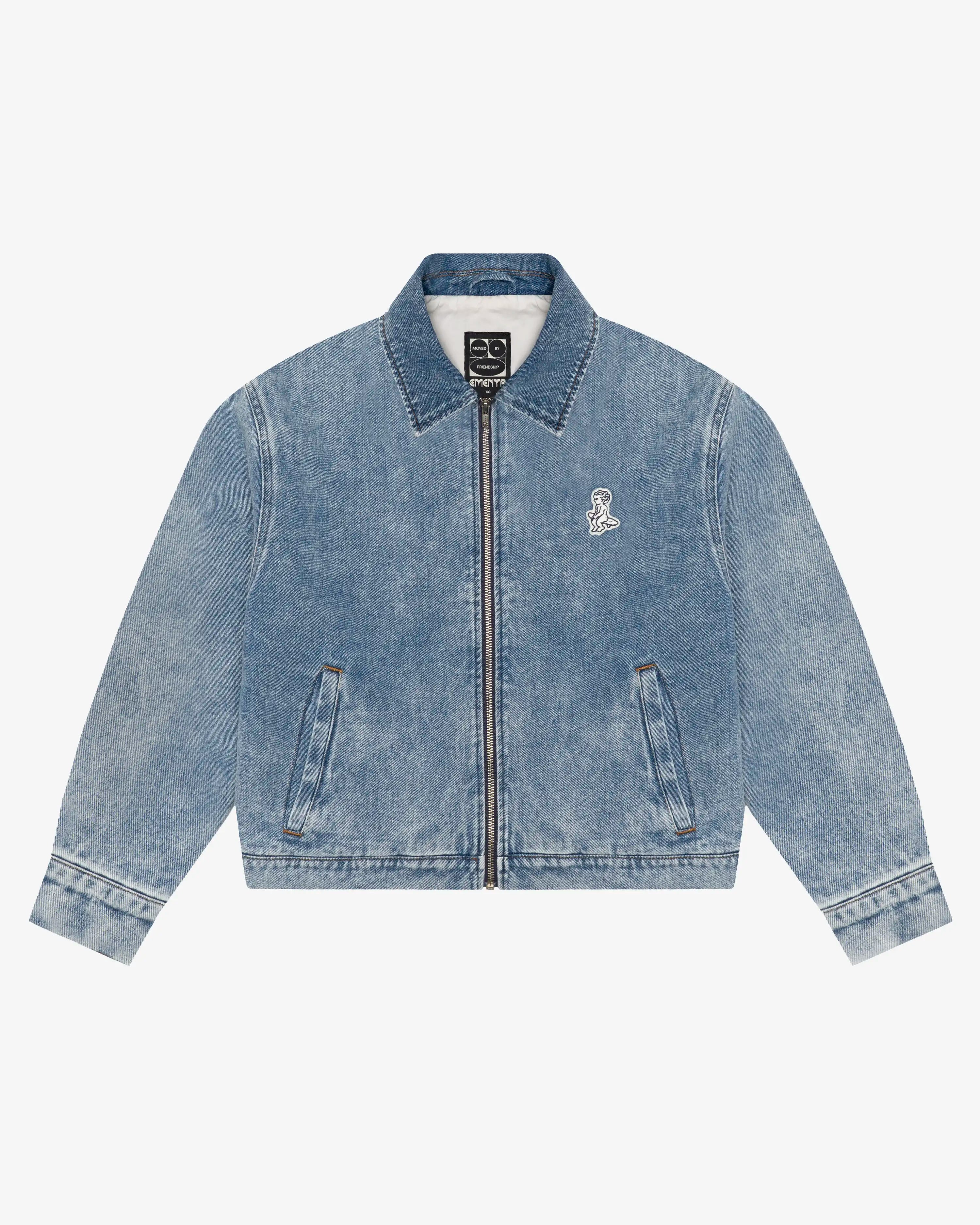 Waffle Denim Jacket