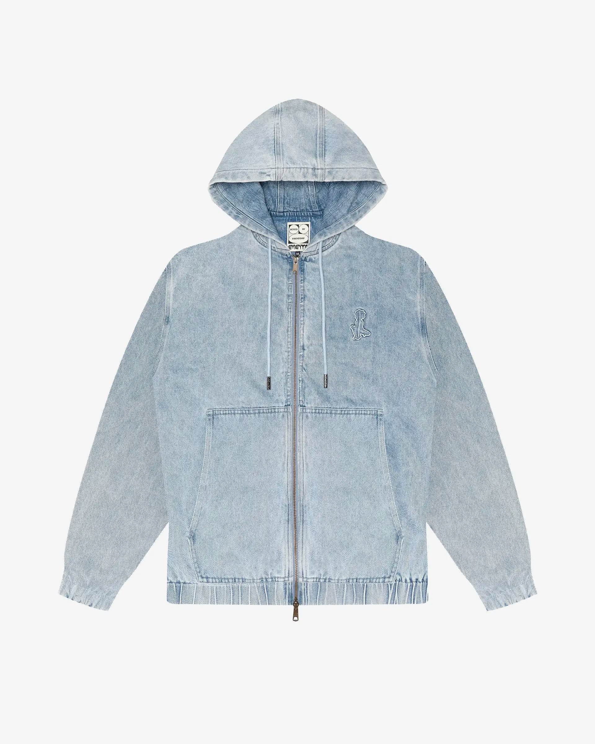 Ikon Denim Hooded Zip Jacket