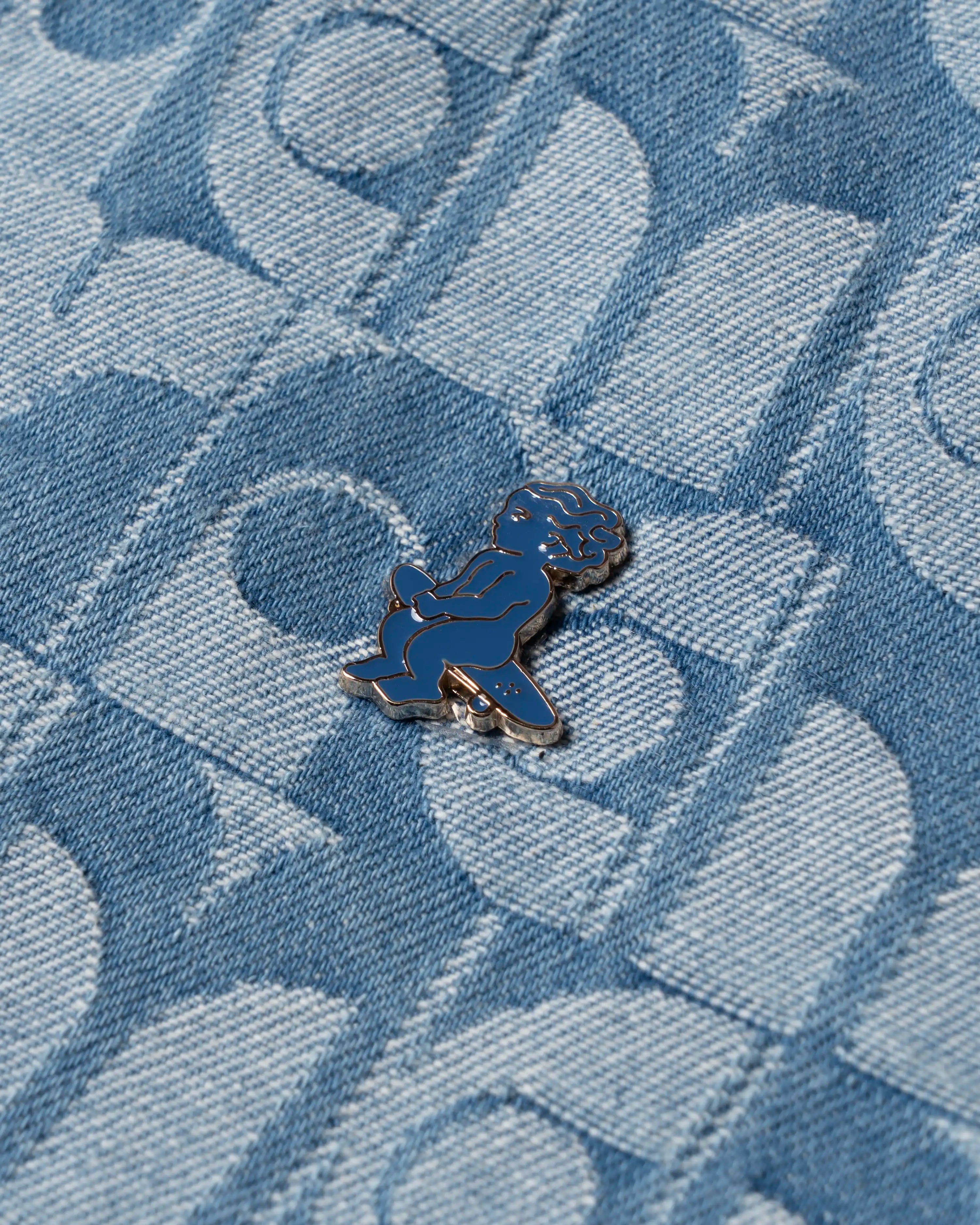 Dots Denim Jackard Jacket