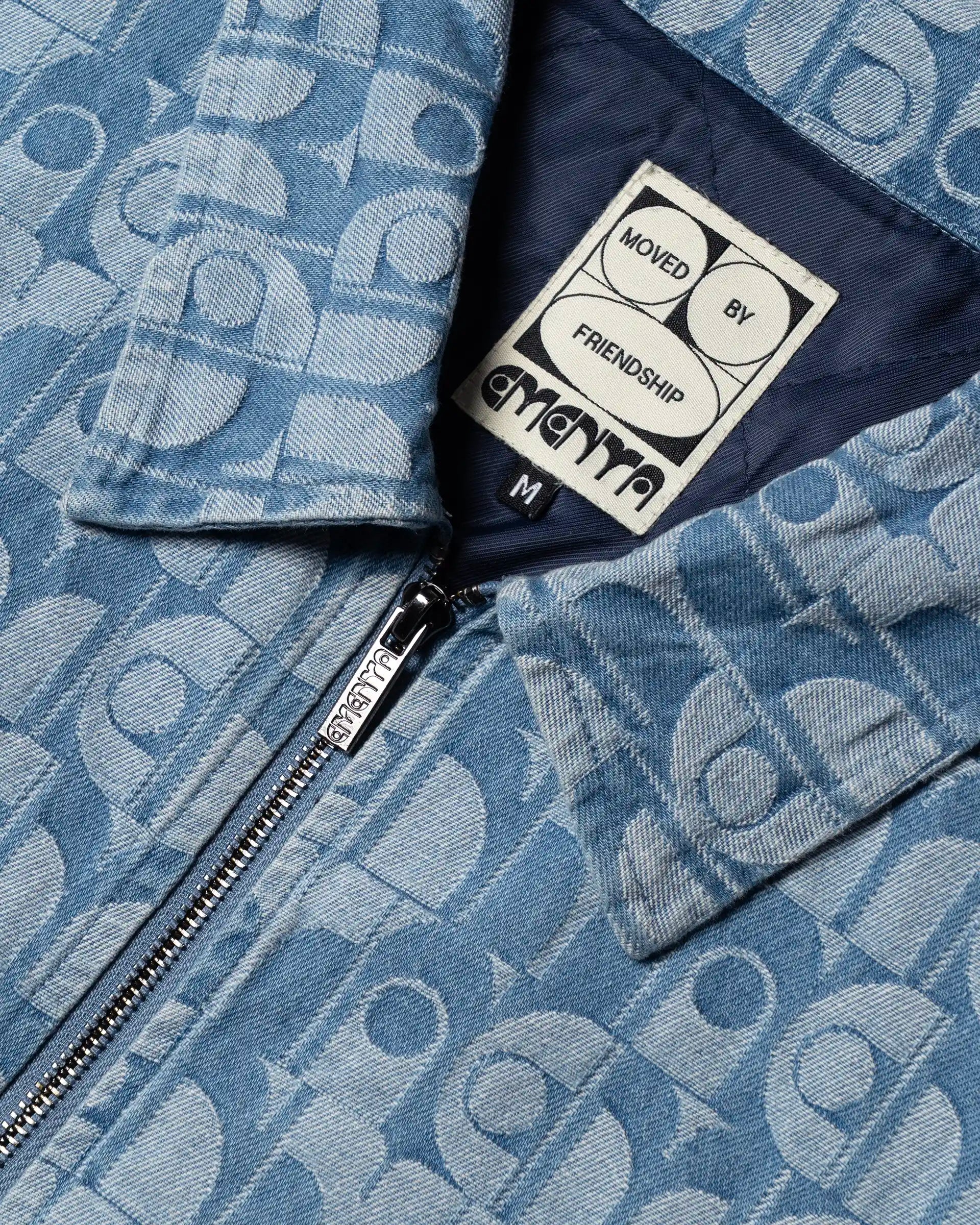 Dots Denim Jackard Jacket