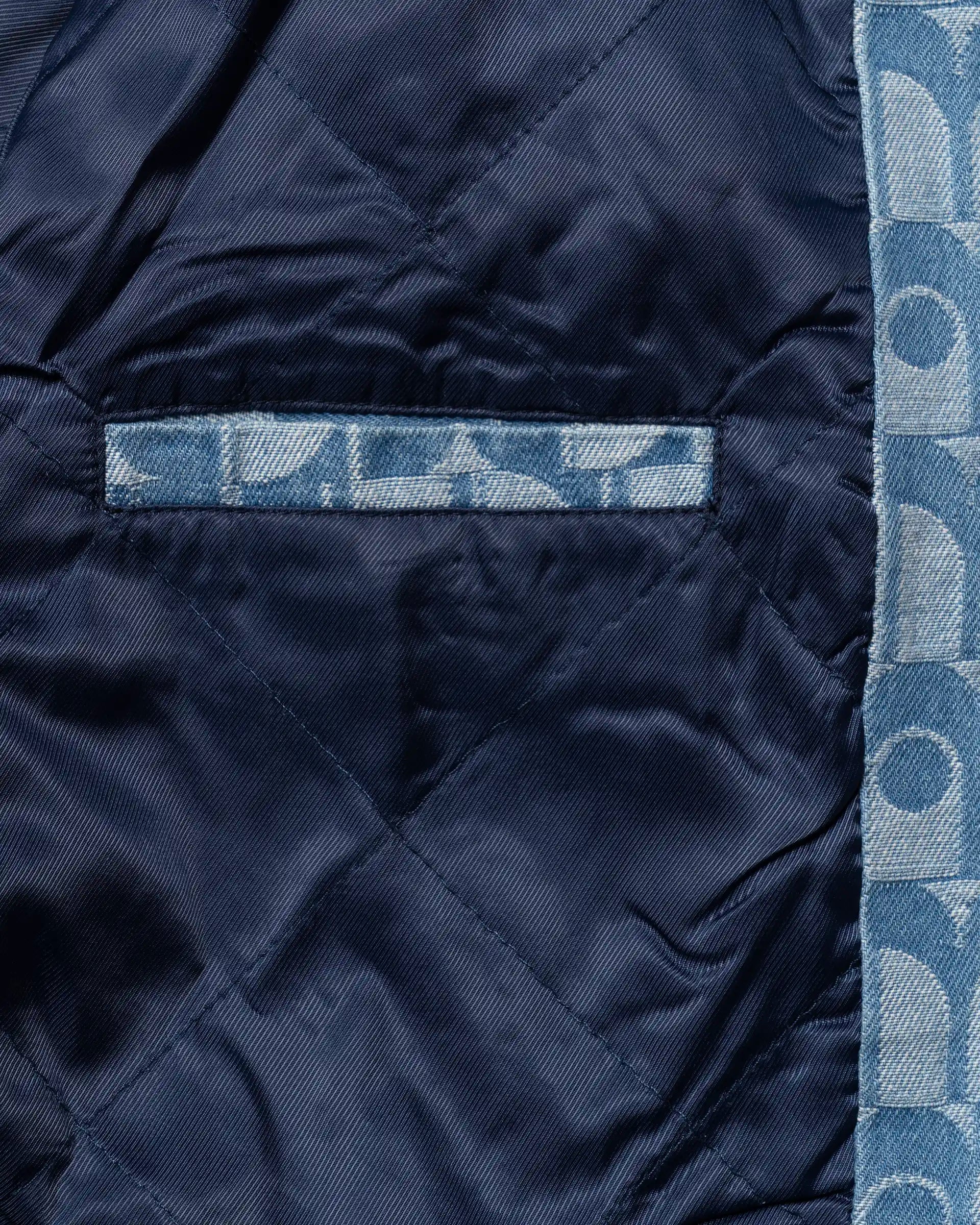 Dots Denim Jackard Jacket