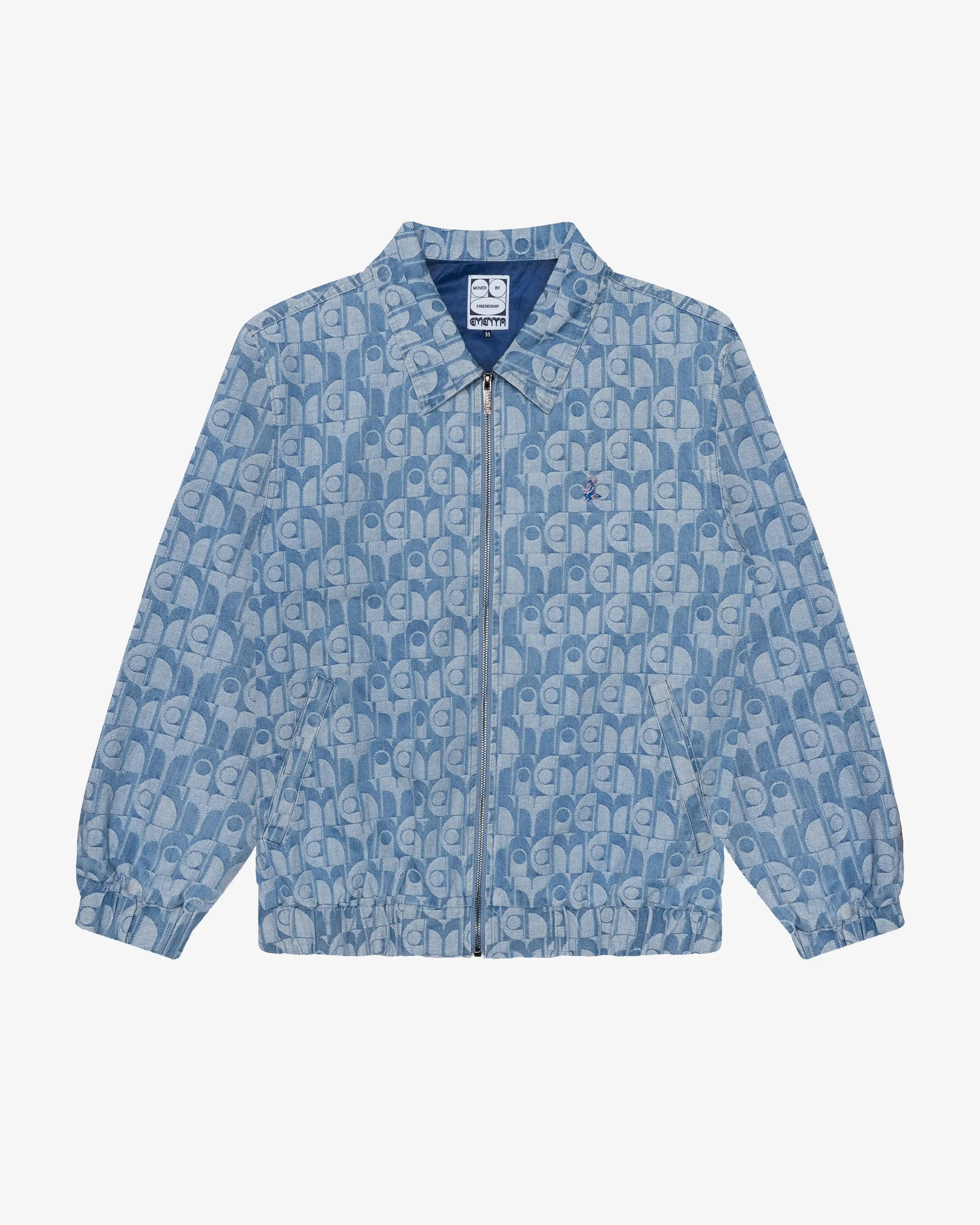 Dots Denim Jackard Jacket