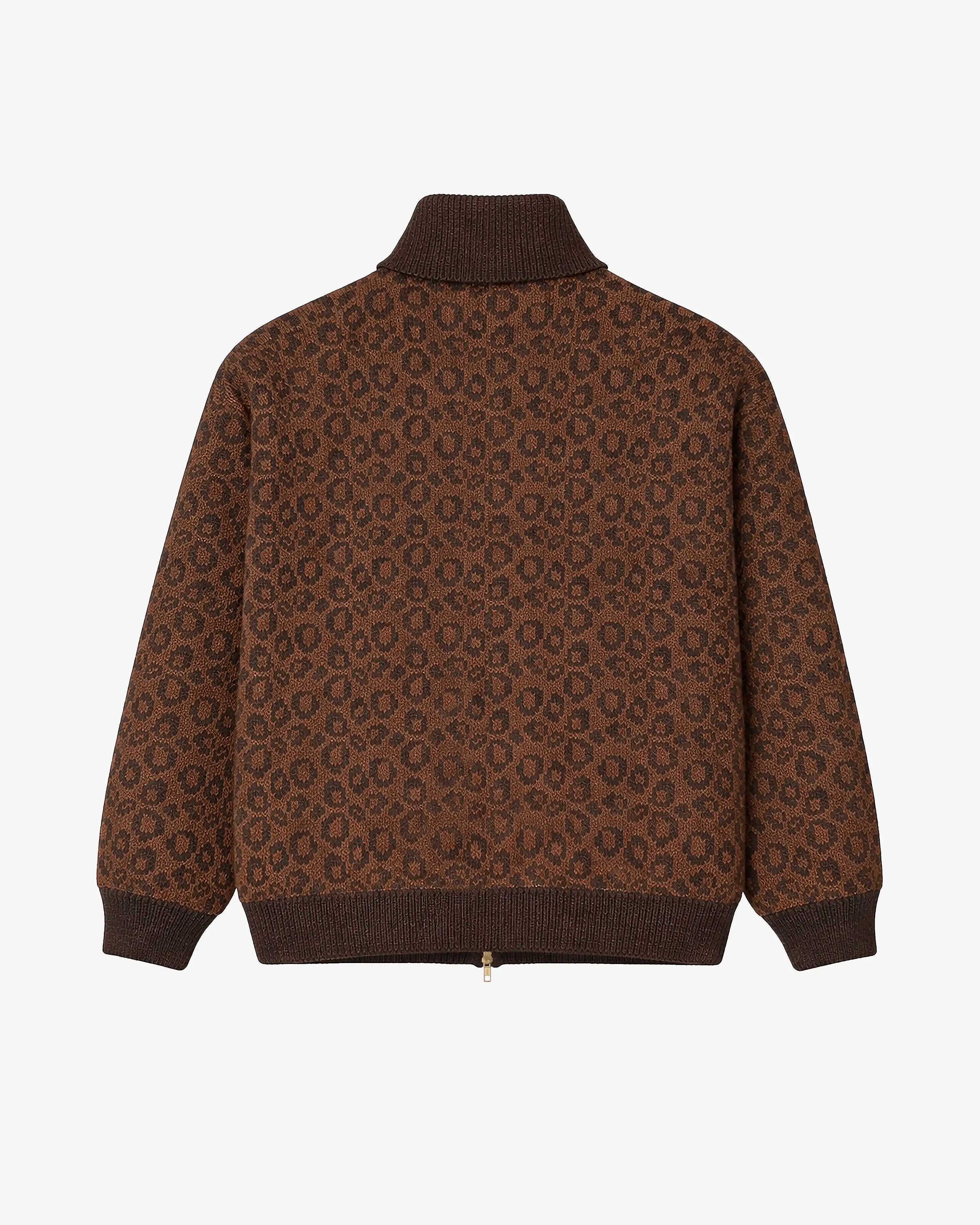 Leopard Knit Jacket
