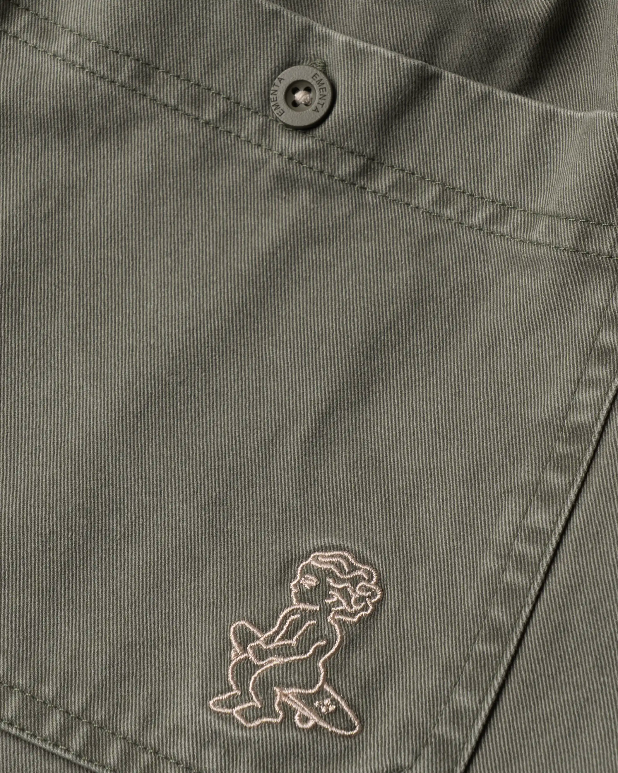 Magoado Twill Elastic Shorts
