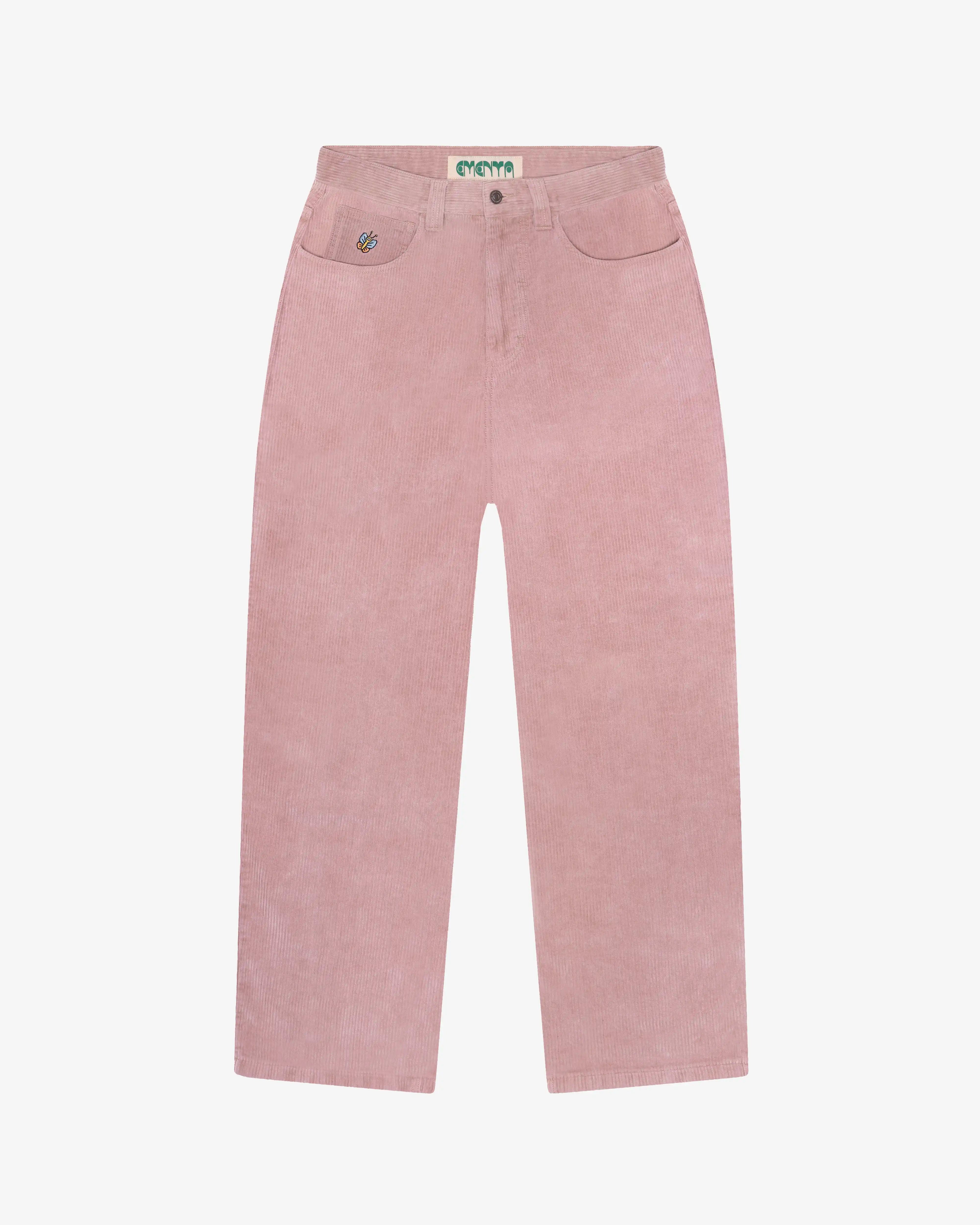 Artist Edition
Bonga is our baggy fit. It is very loose from waist to ankle, designed for comfort and a bold, laid-back look.
100% cotton corduroy for a soft, textured feel
Classic five-pocket design with belt loops
Button closure with full button fly for secure fastening
Embroidered front pocket butterfly detail
Bebucho design embroidered on the back pocket
Reinforced stitching ensures durability
Wide wale corduroy with bold ridges for extra texture
Unisex fit designed to suit all genders