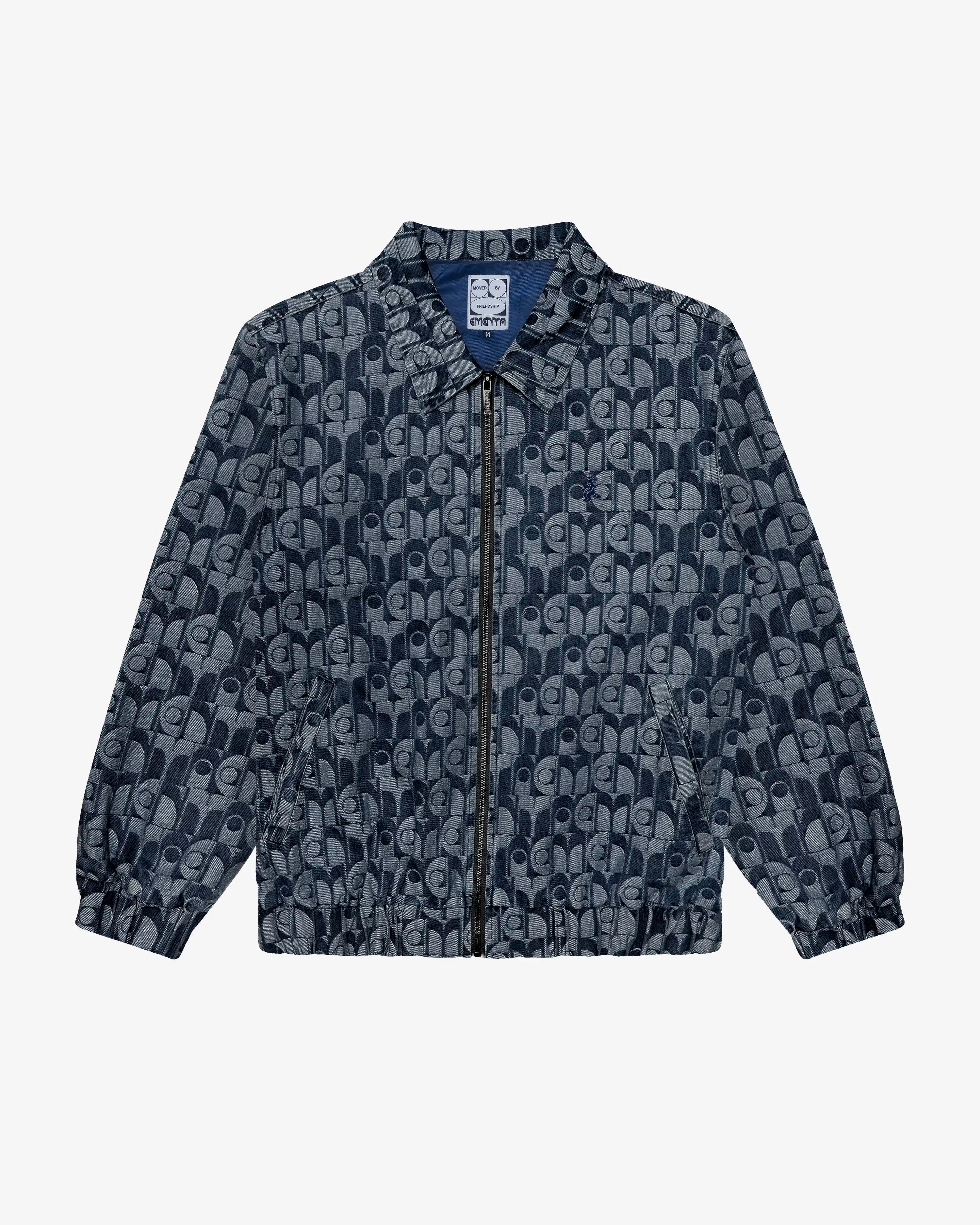 Dots Denim Jackard Jacket