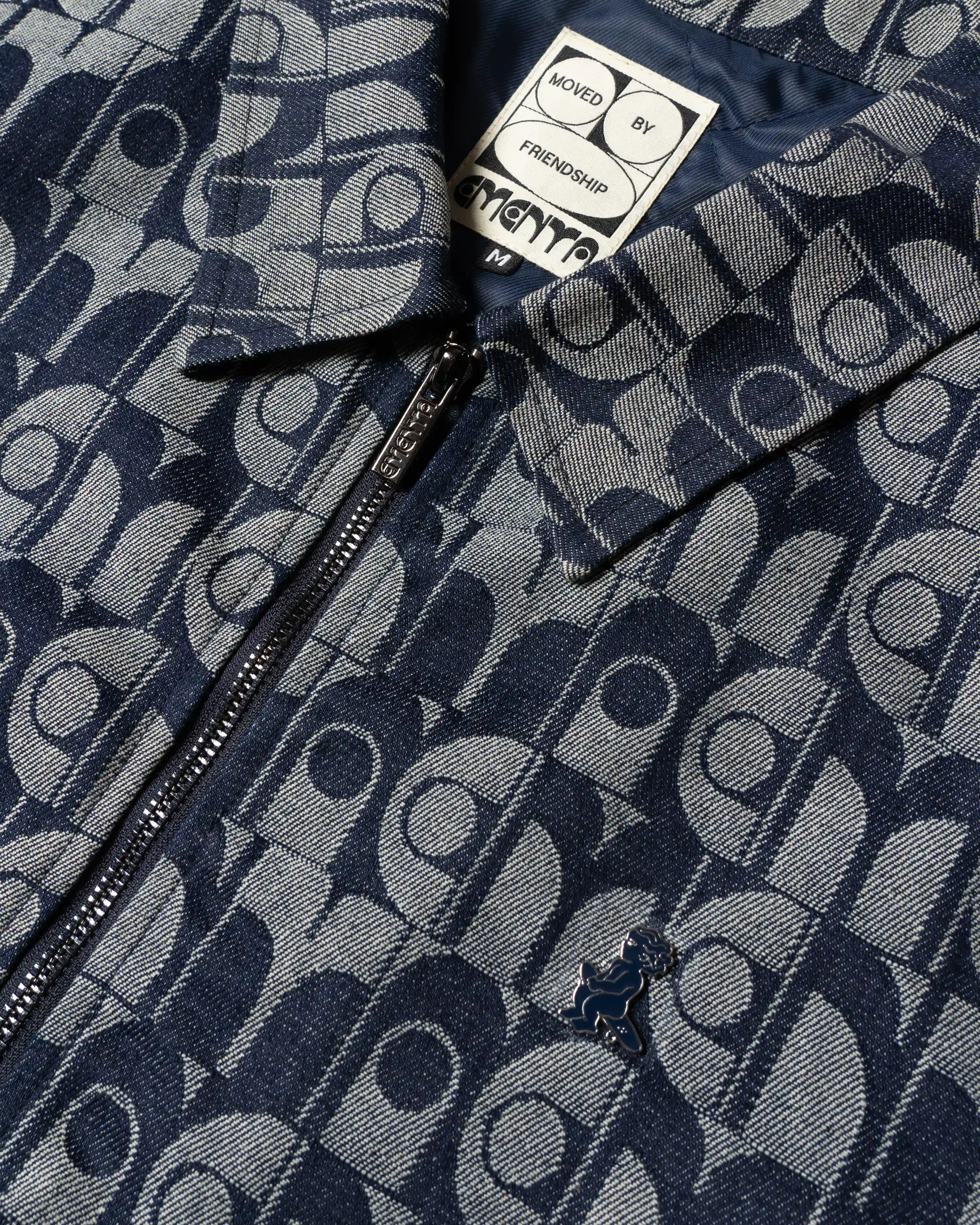 Dots Denim Jackard Jacket