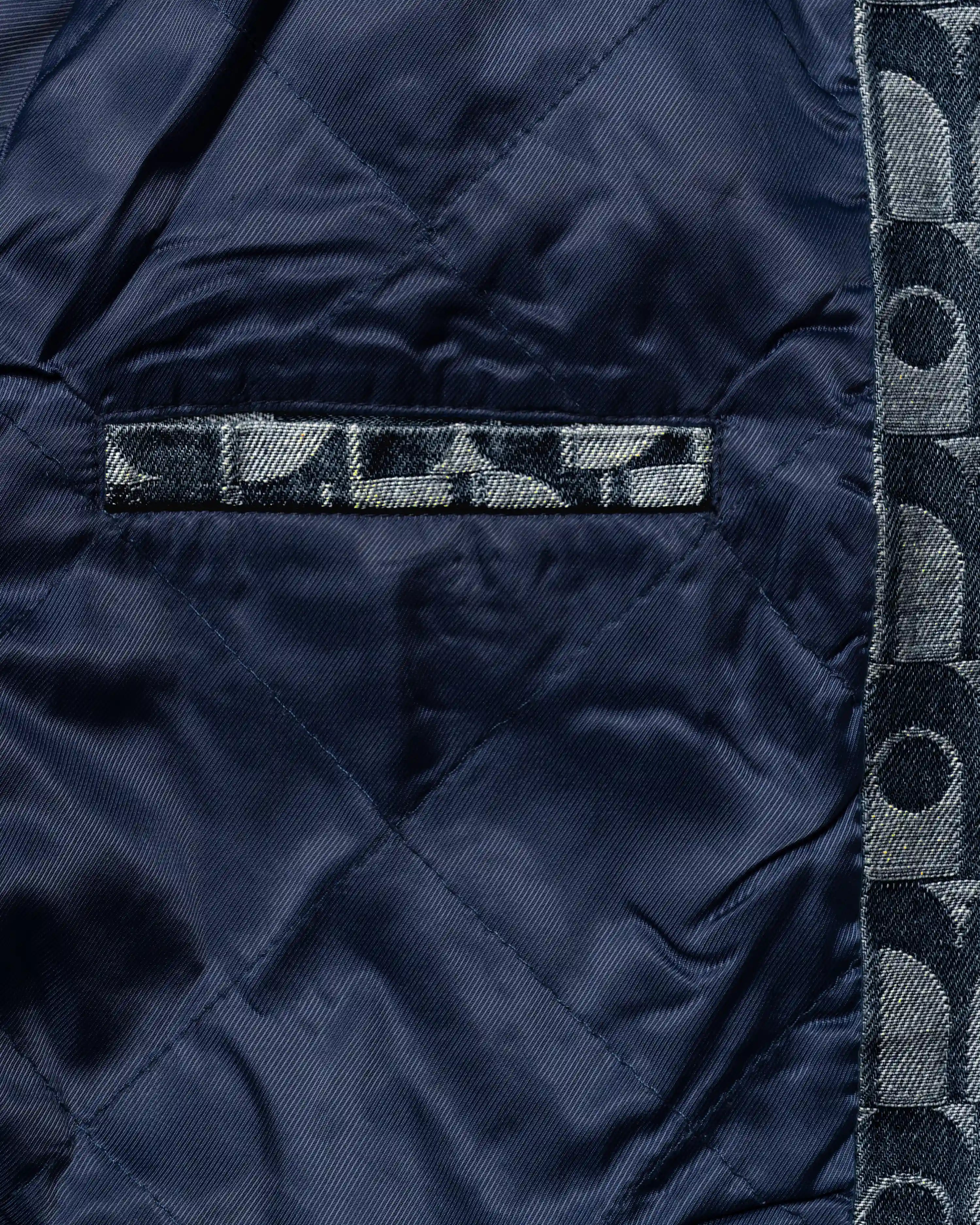 Dots Denim Jackard Jacket