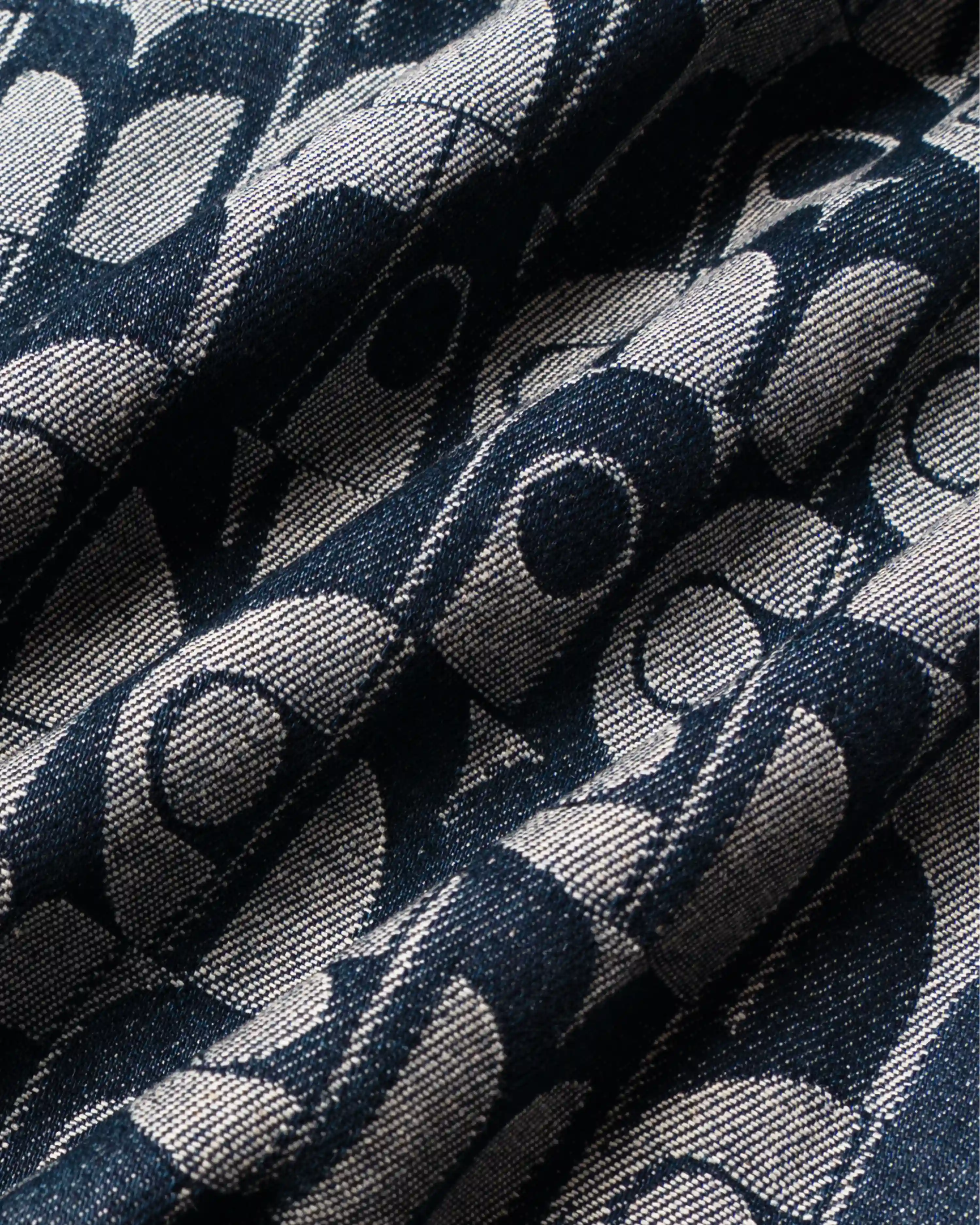 Dots Denim Jackard Jacket