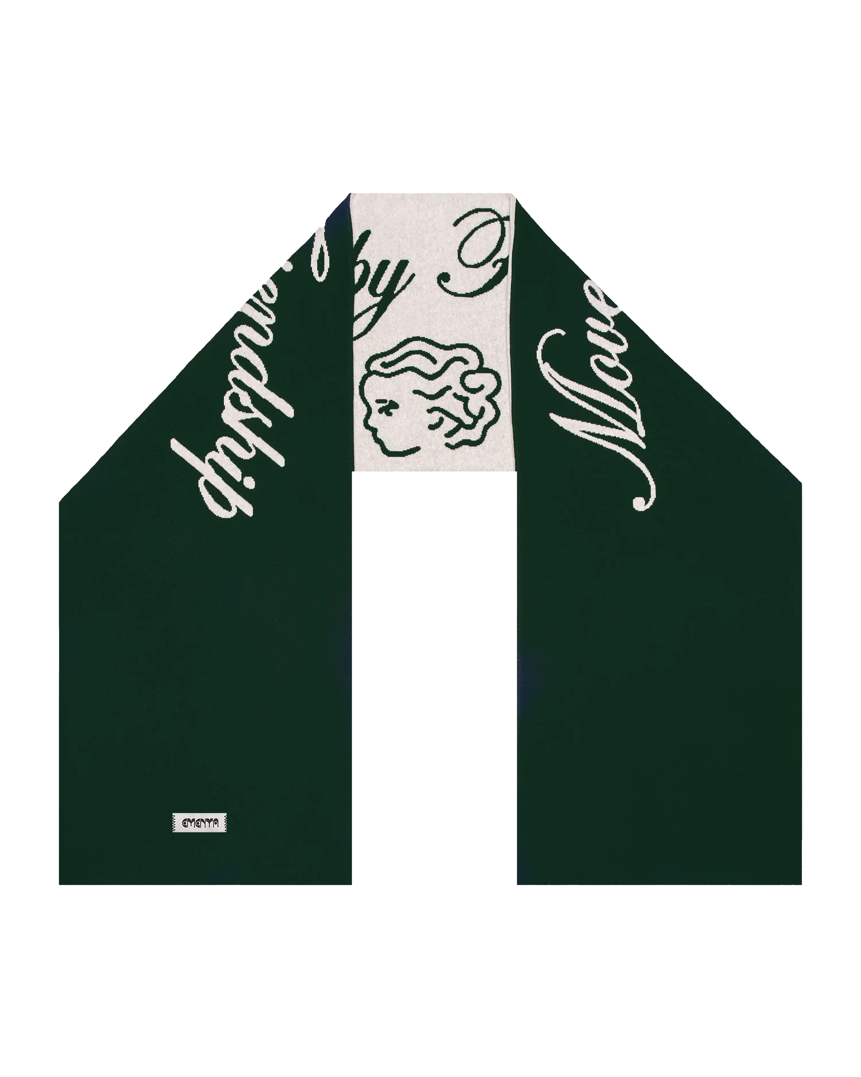 Made from 100% organic cotton for a soft, warm, and ultra-comfortable feel
Double-layered fabric for a heavyweight, warm, and durable construction
Reversible design with a black side featuring tonal details and an off-white side with black detailing
Signature Ikon logo with the motto "Moved by Friendship" and Ementa’s founding date
Machine washable in cold water for easy care and long-lasting quality