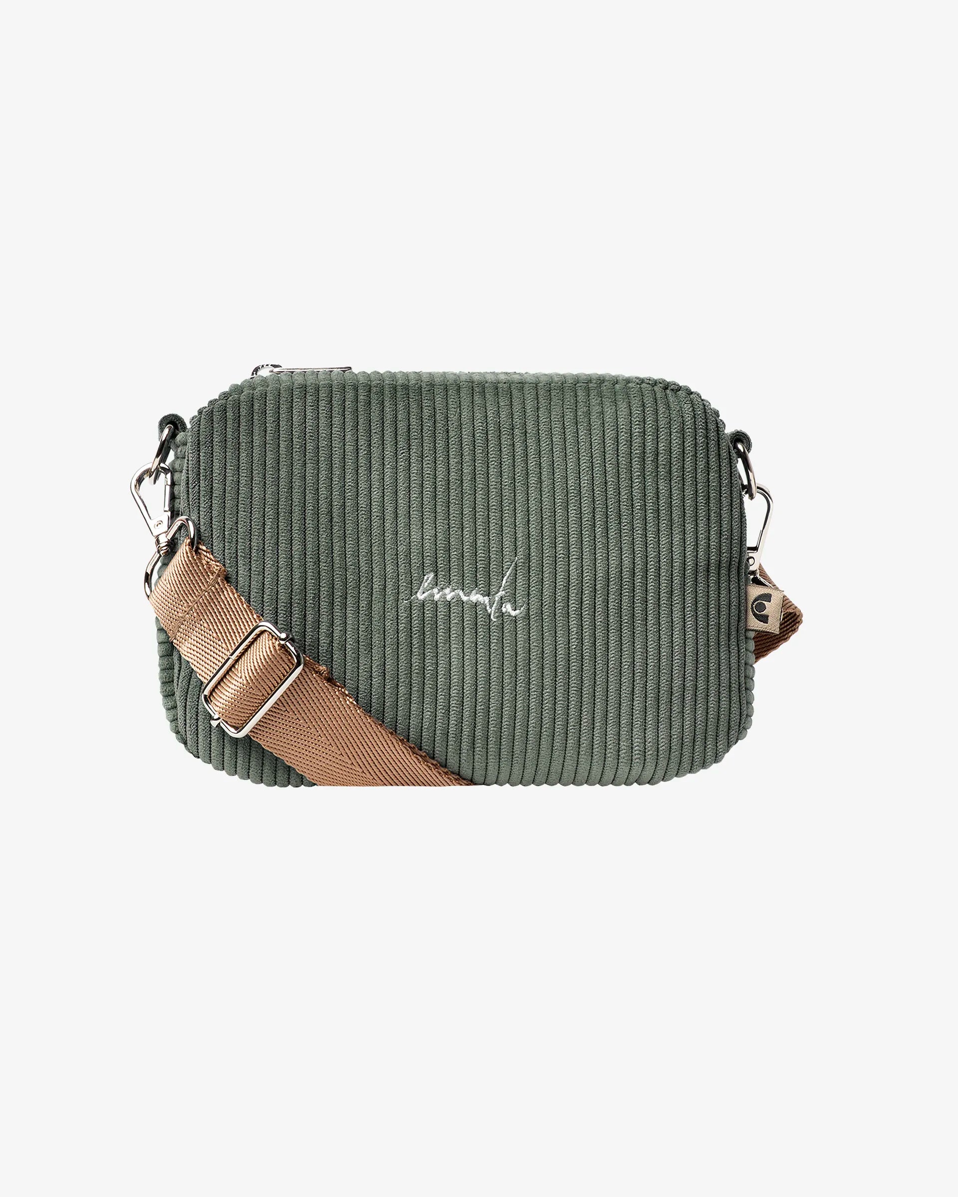 Fluffy Signature Corduroy Shoulder Bag